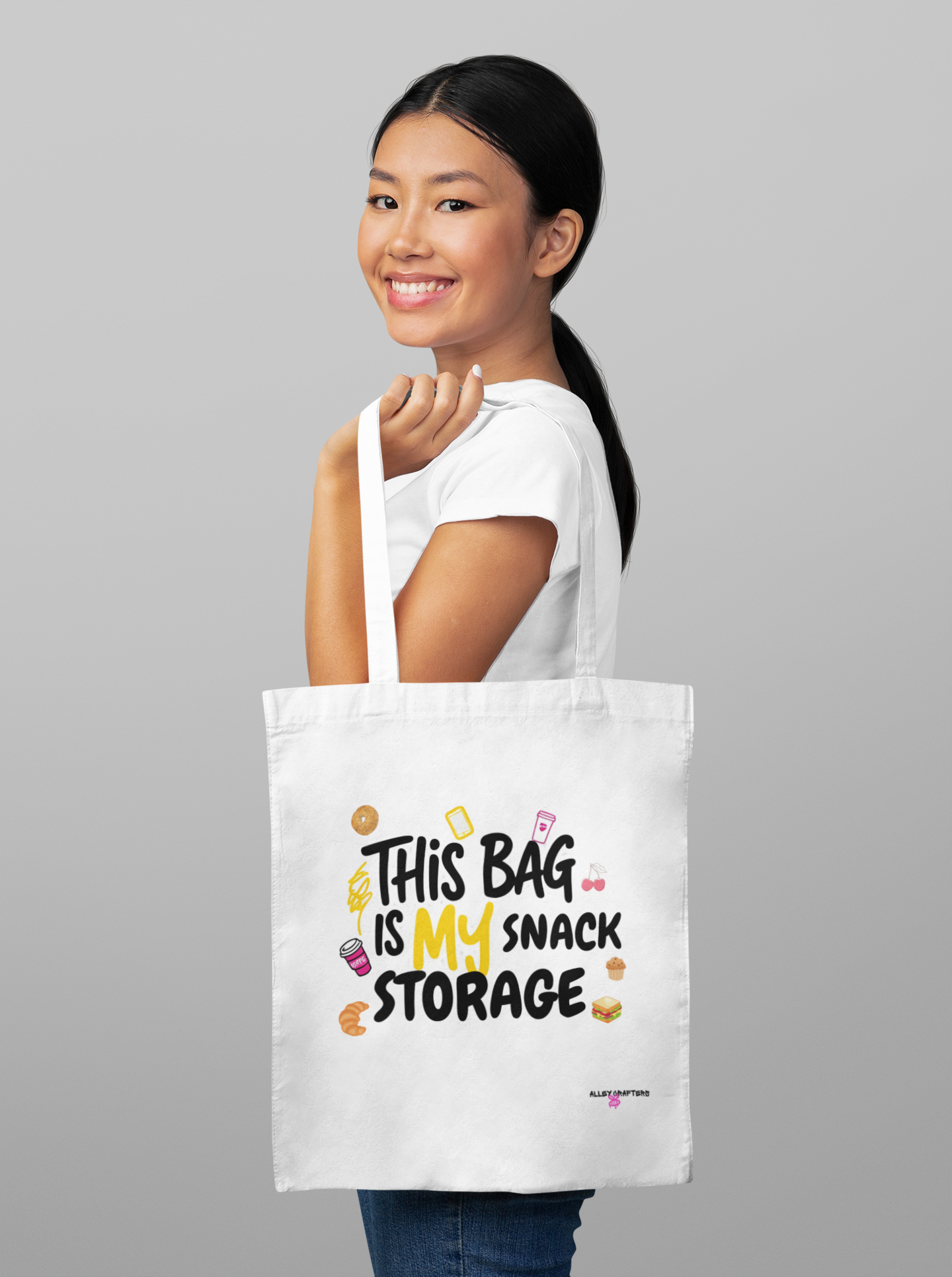 This Bag is My Snack Storage - Tote Bag