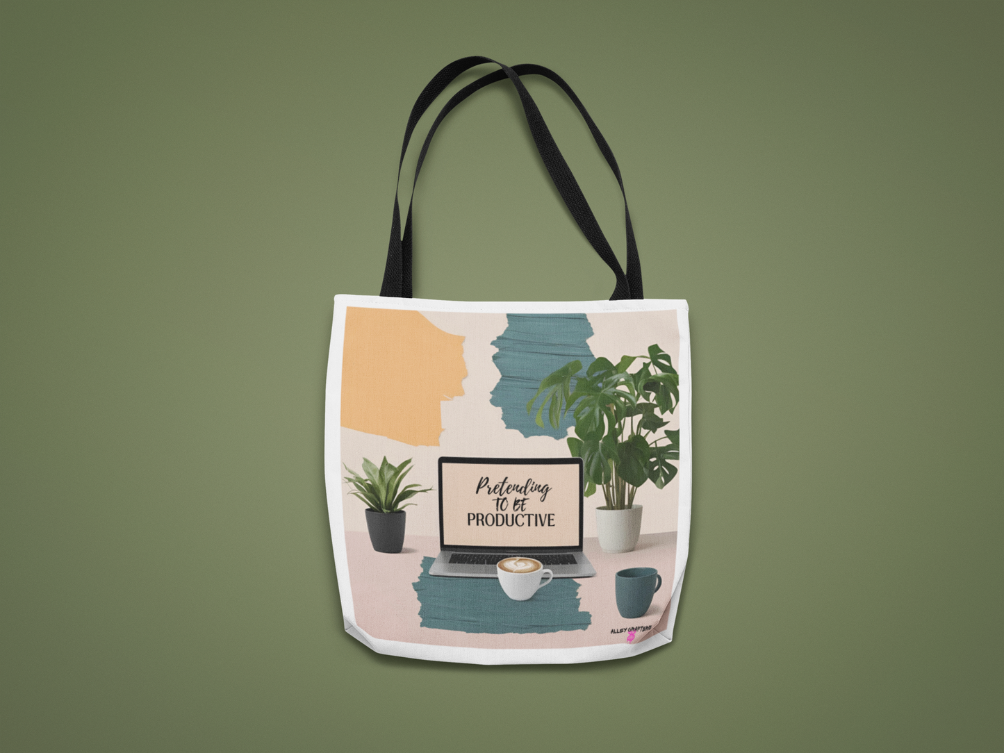 Pretending to Be Productive Tote Bag
