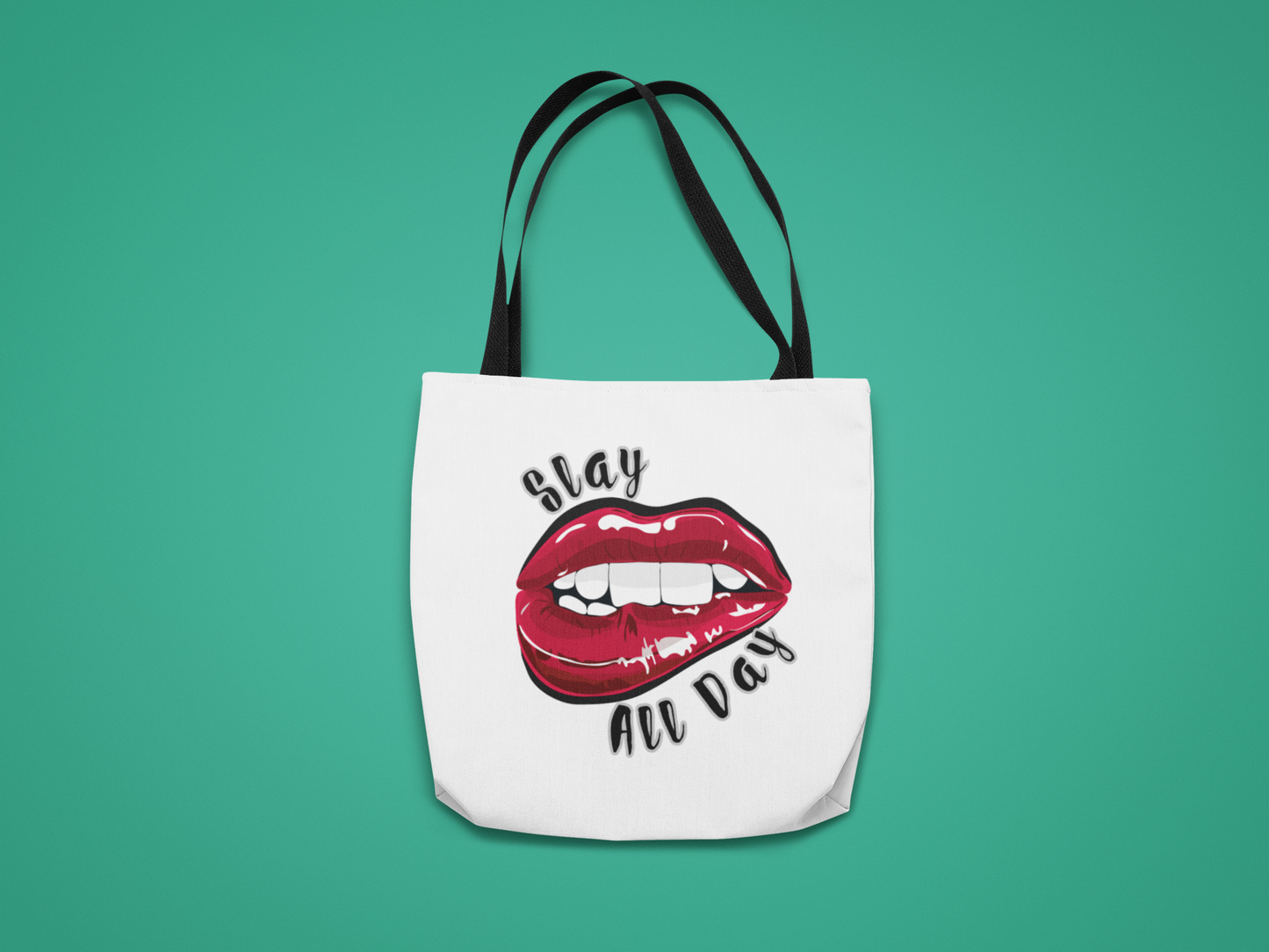 'Slay All Day' Canvas Tote Bag