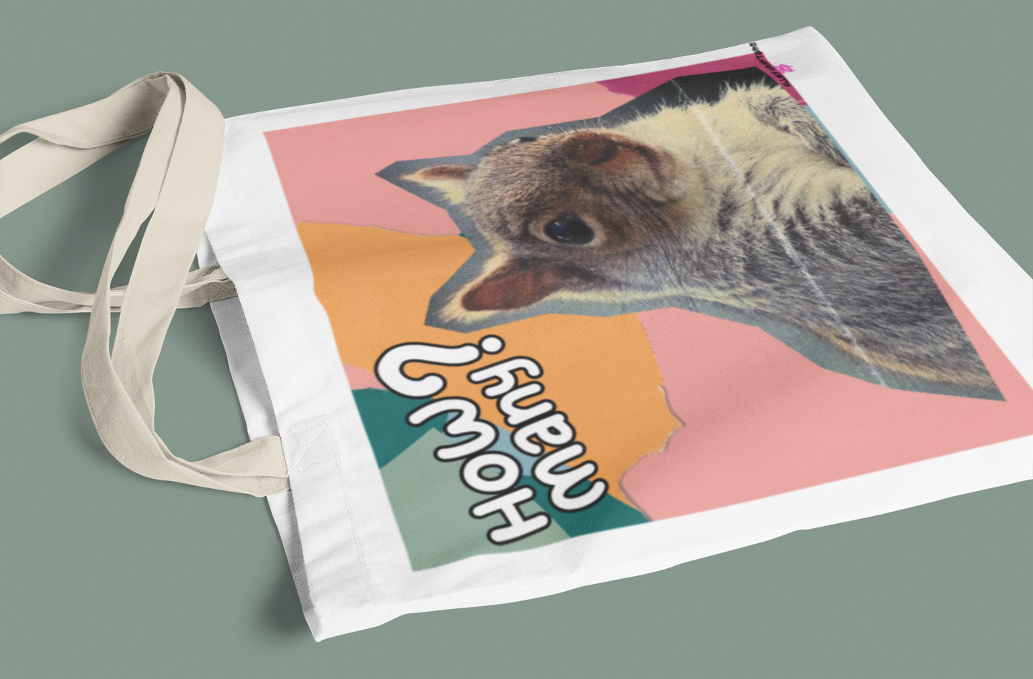 Funny Squirrel Canvas Tote Bag