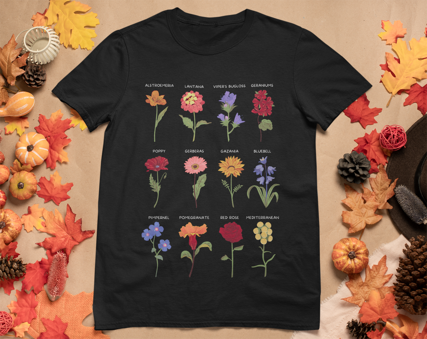 Floral Thick T-Shirt