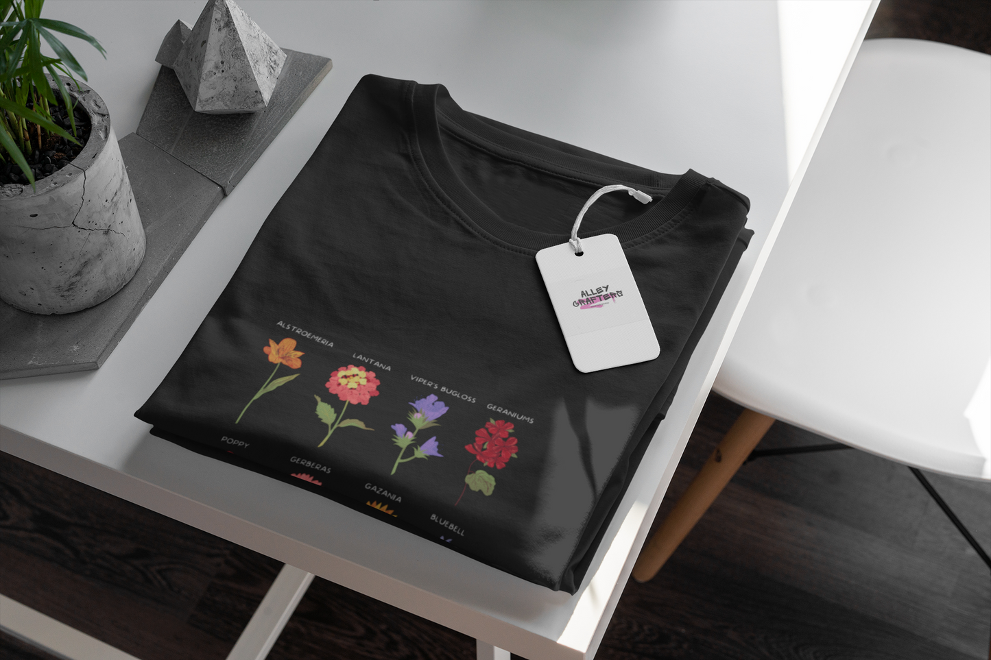 Floral Thick T-Shirt