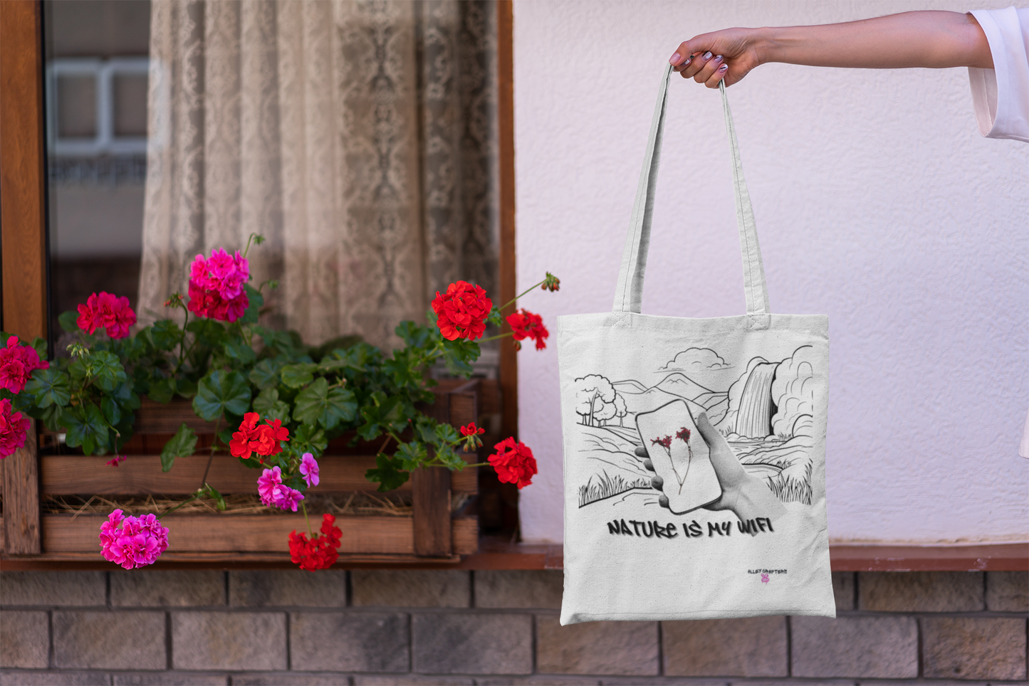 Nature Is My WiFi – Tote Bag