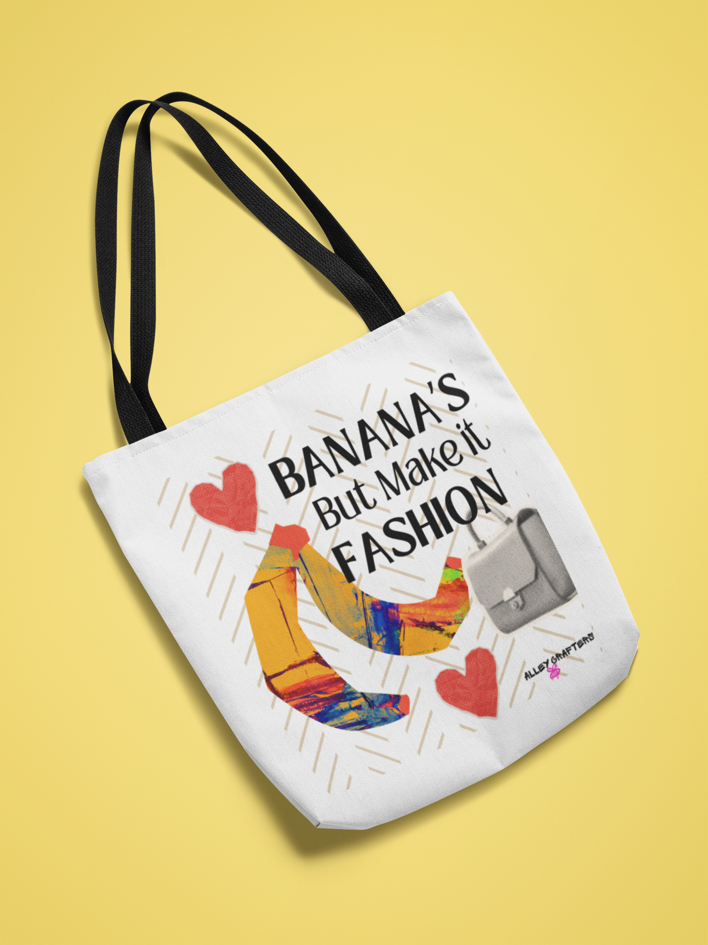 Banana Collage Tote Bag