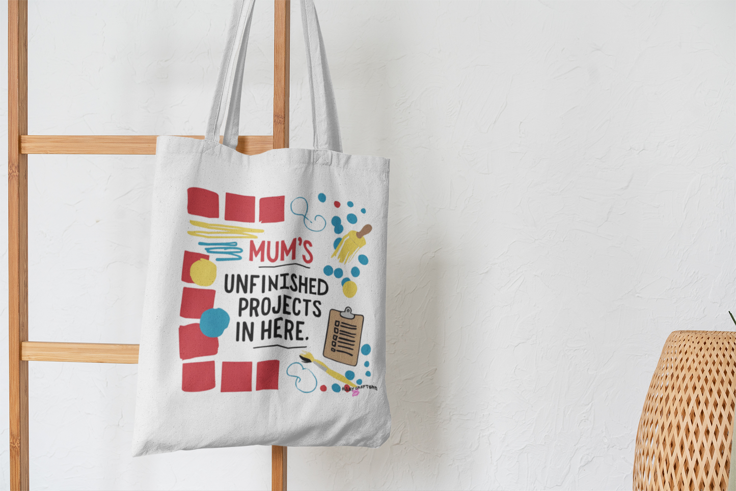 Unfinished Projects Tote Bag