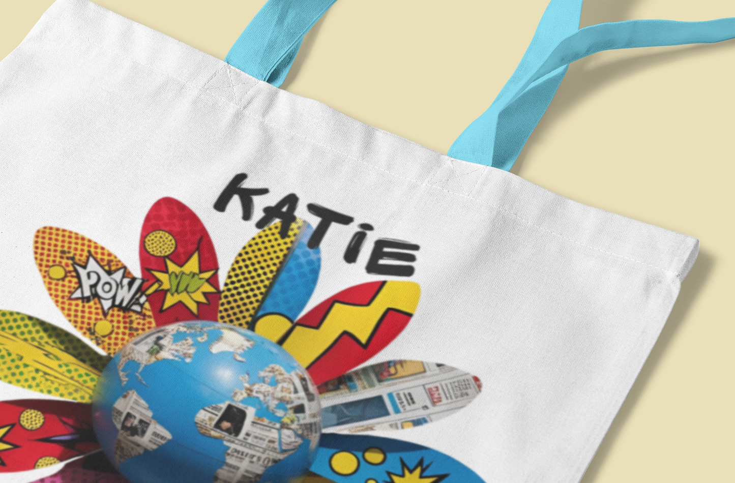 Bloom Different: Personalised Eco-Pop Flower Tote