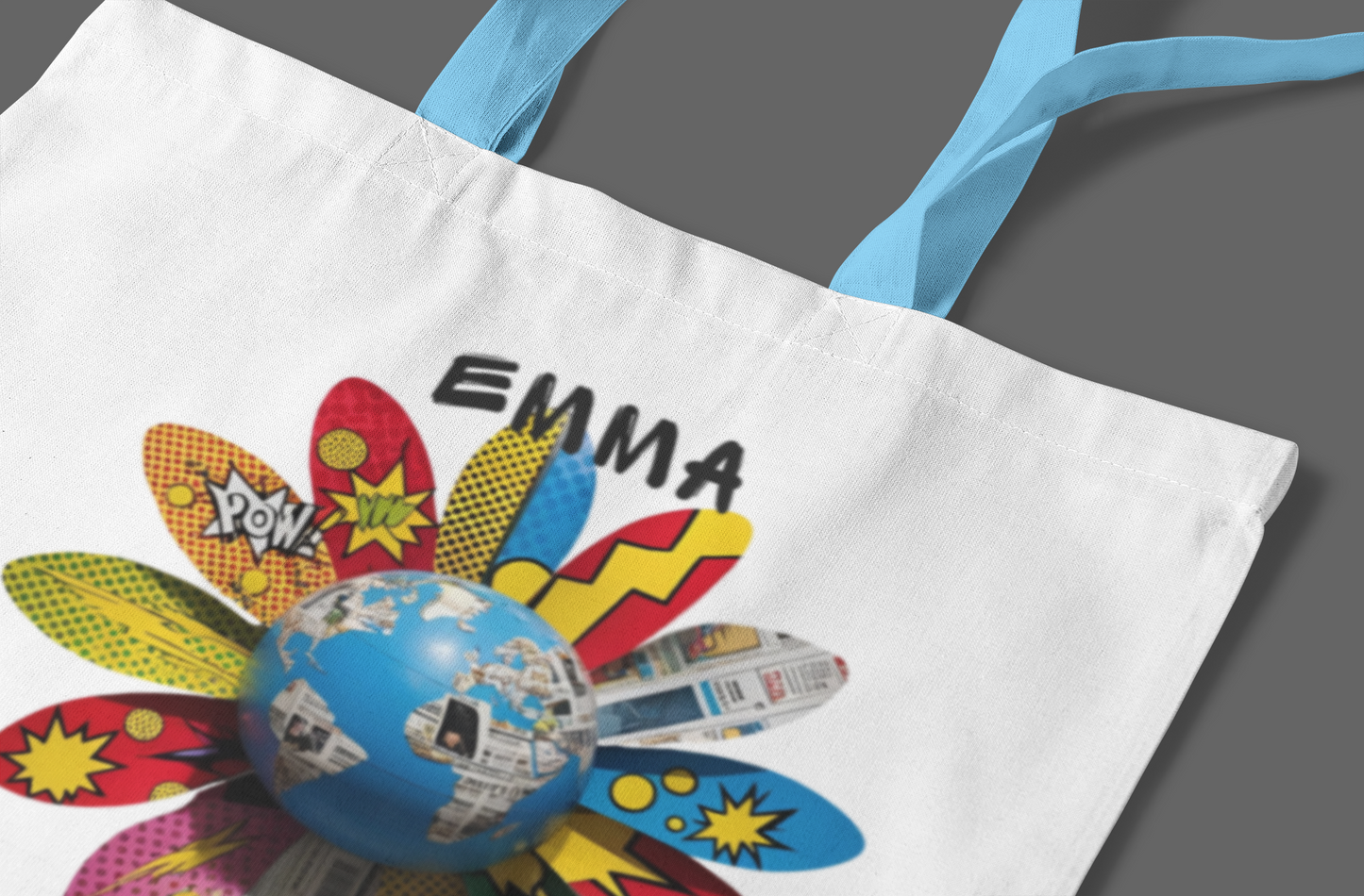 Bloom Different: Personalised Eco-Pop Flower Tote