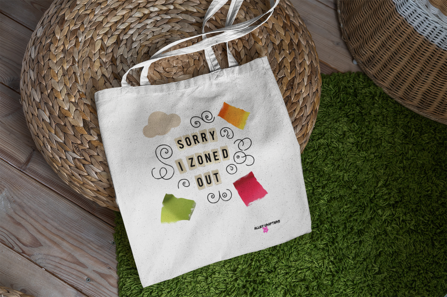 Sorry I Zoned Out Tote Bag