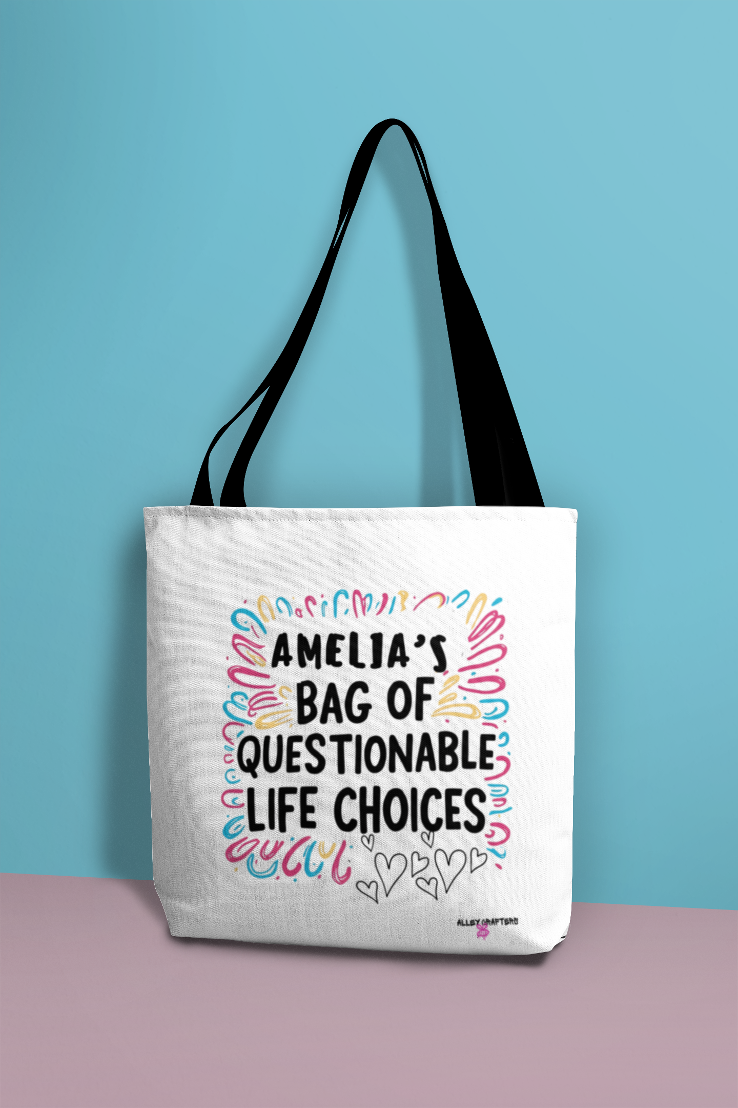 (Name) Bag of Questionable Life Choices' - Tote