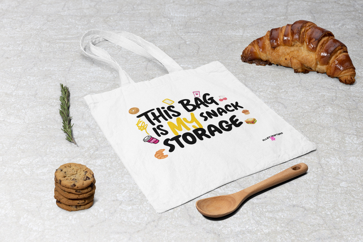 This Bag is My Snack Storage - Tote Bag
