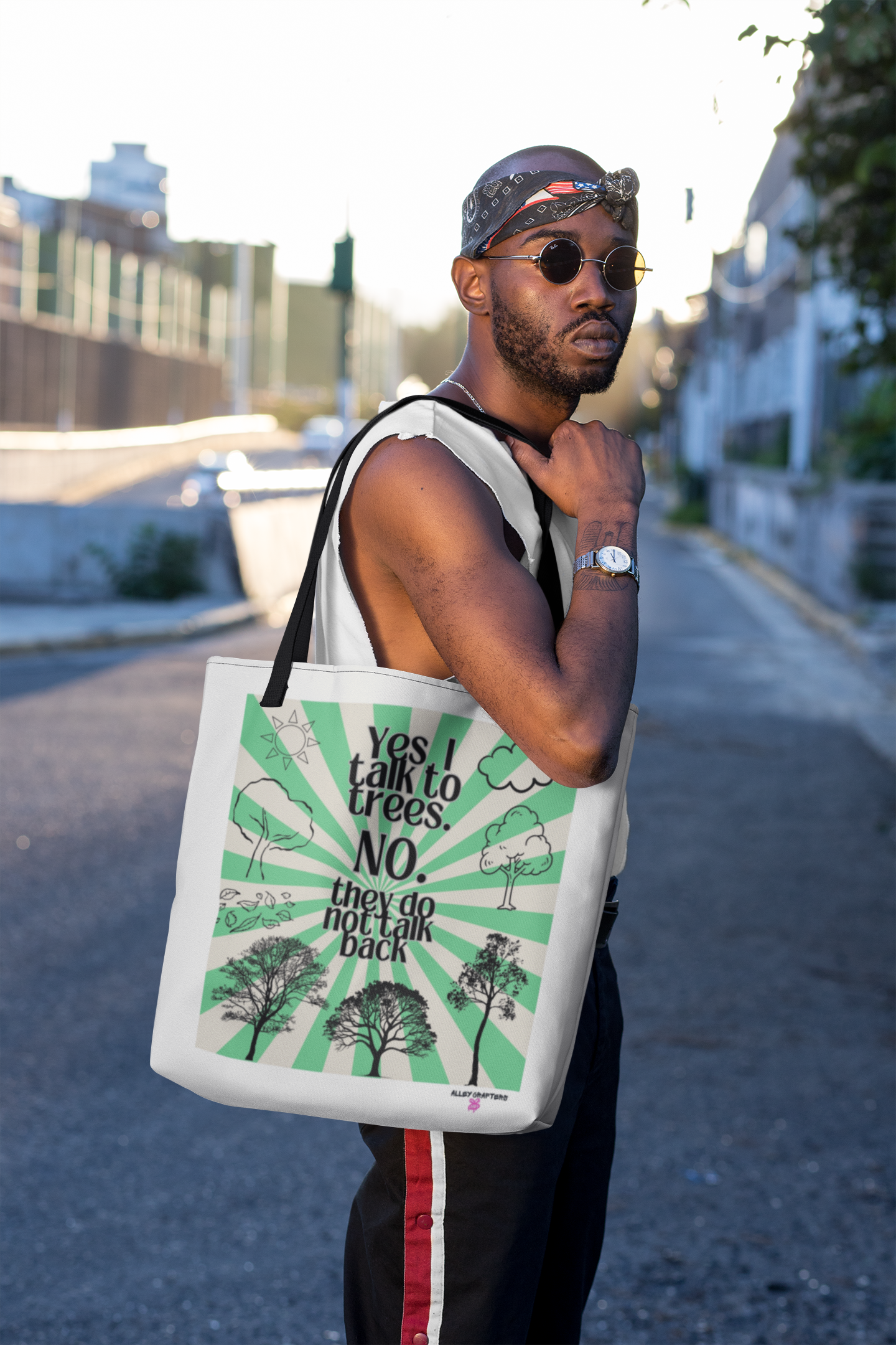 Yes, I Talk to Trees - Tote Bag