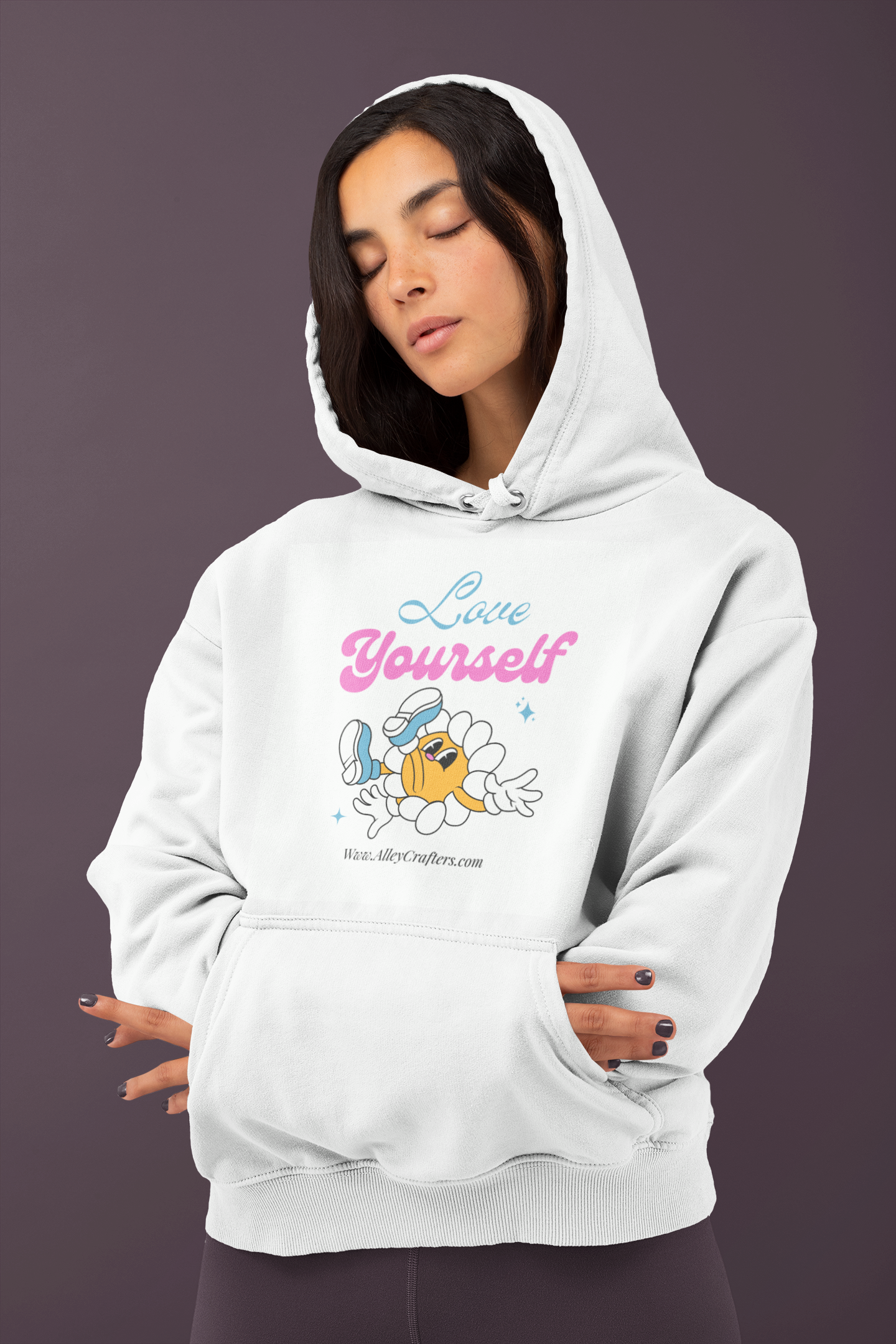 Hooded Sweatshirt - love yourself