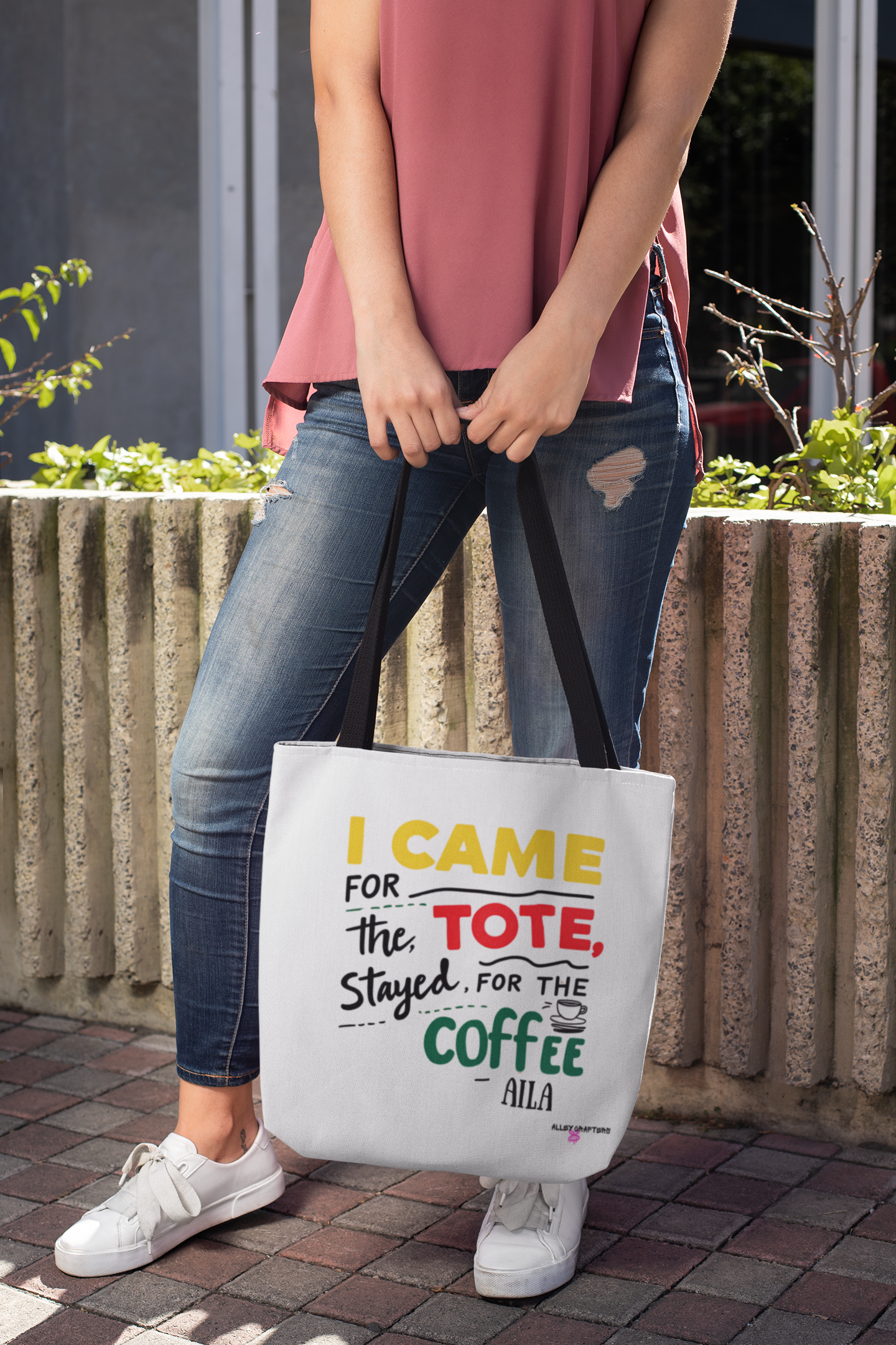 I Came for the Tote, Stayed for the Coffee Tote Bag