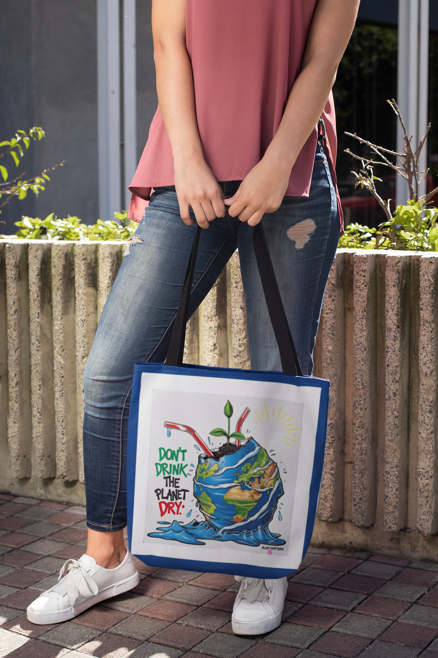 Don't Drink the Planet Dry – Eco Tote Bag