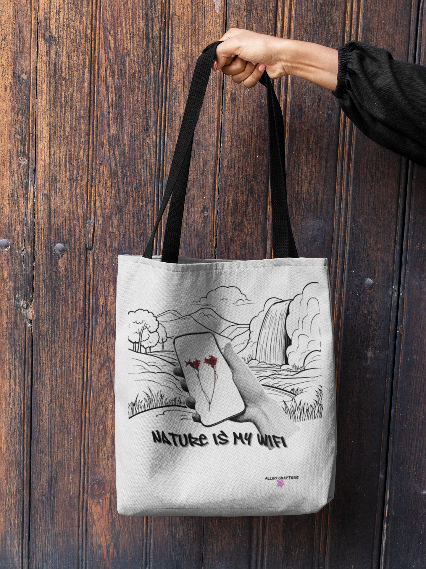 Nature Is My WiFi – Tote Bag