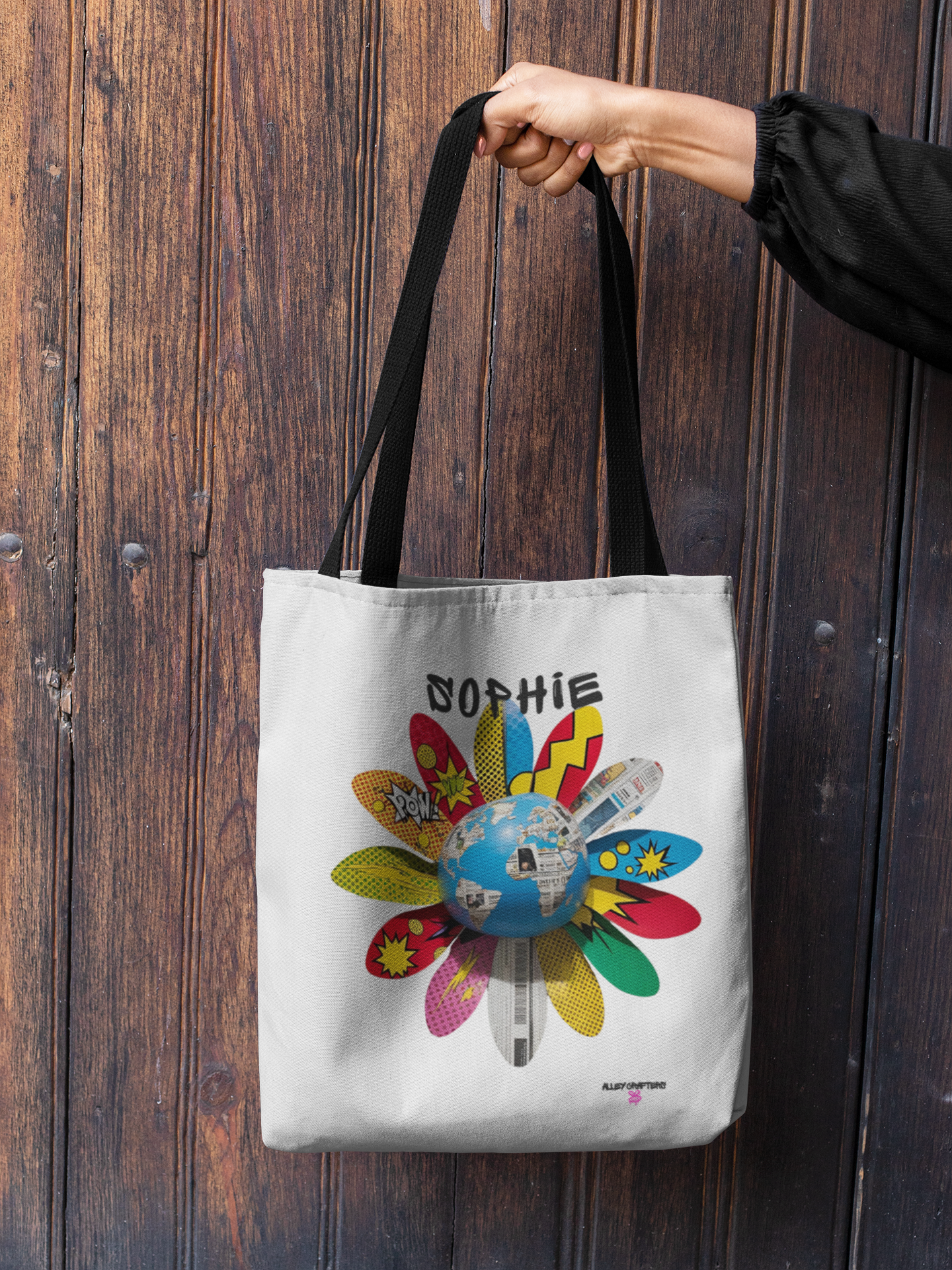 Bloom Different: Personalised Eco-Pop Flower Tote