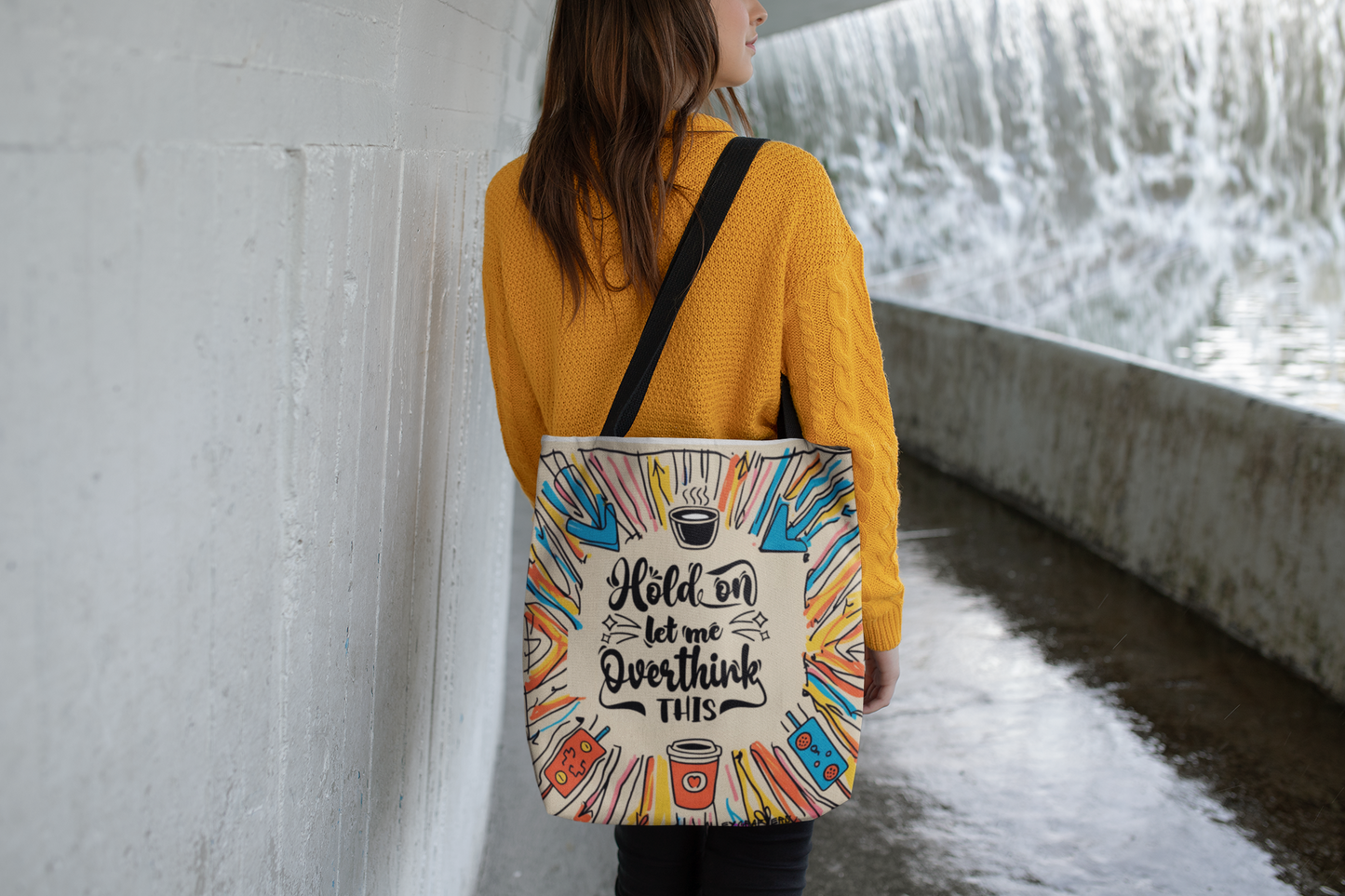 Hold on, let me Overthink This Tote