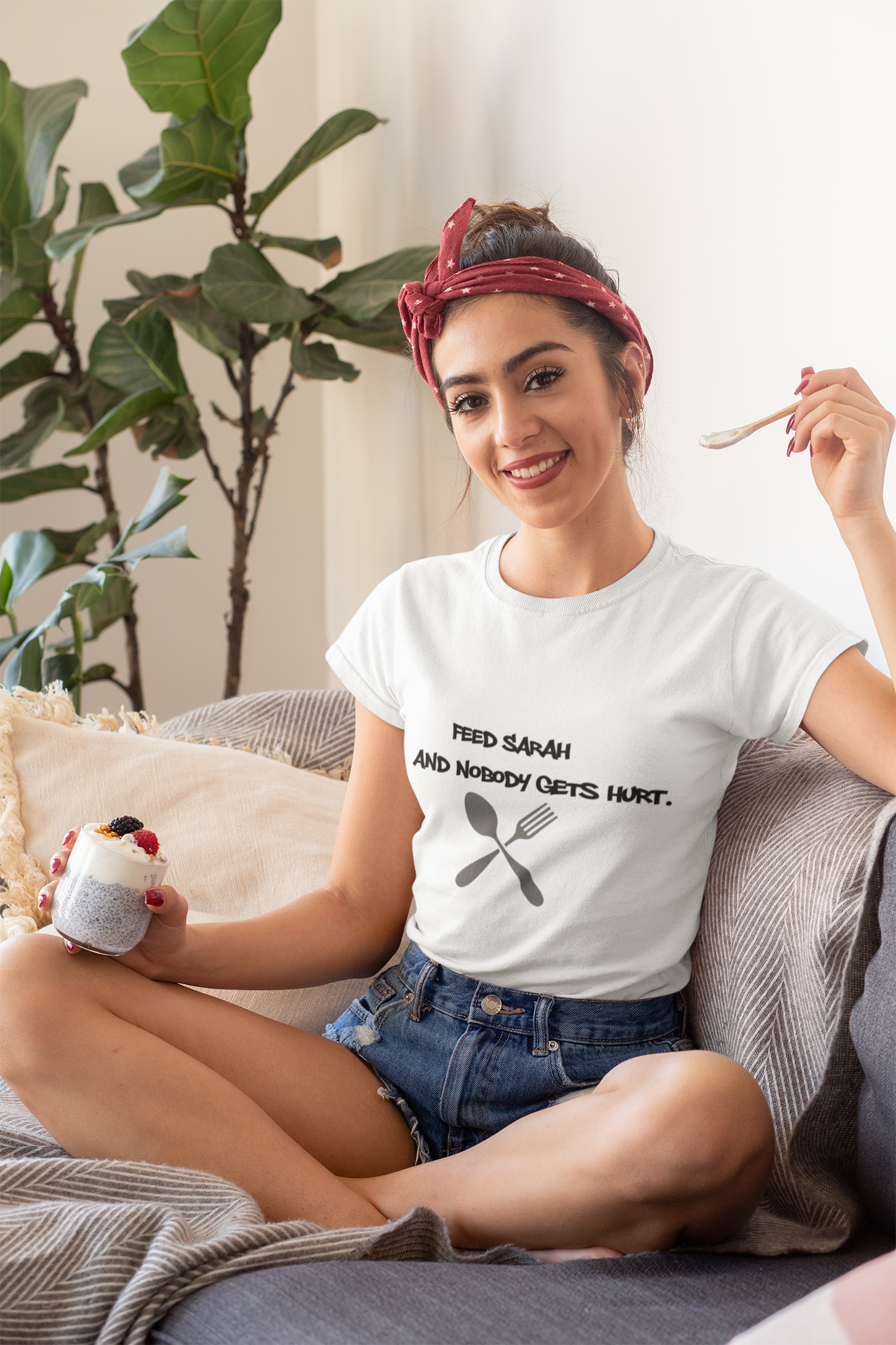 Unisex T-Shirt Feed (Name) and Noone gets Hurt