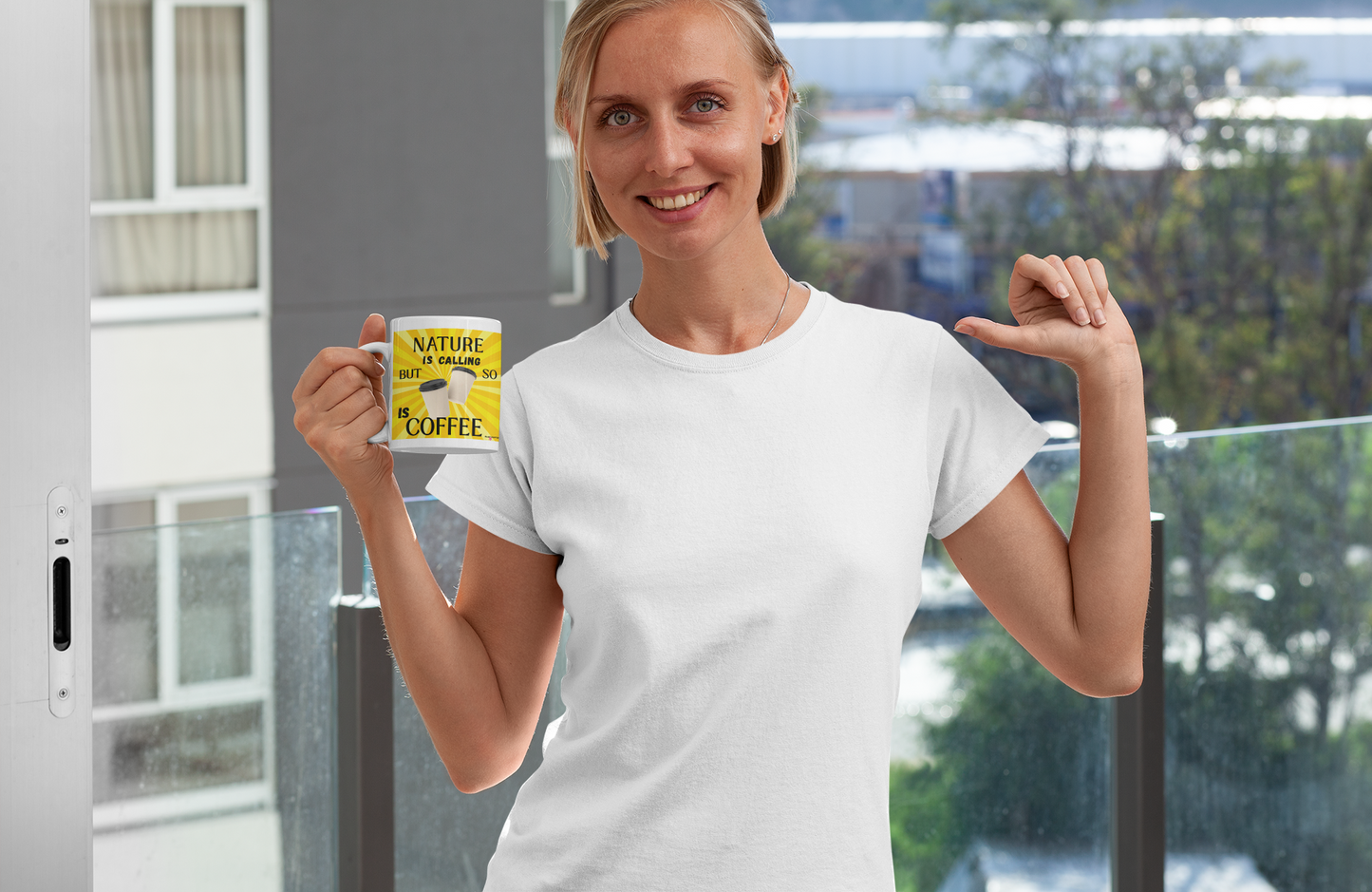 Nature Is Calling, But So Is Coffee Mug