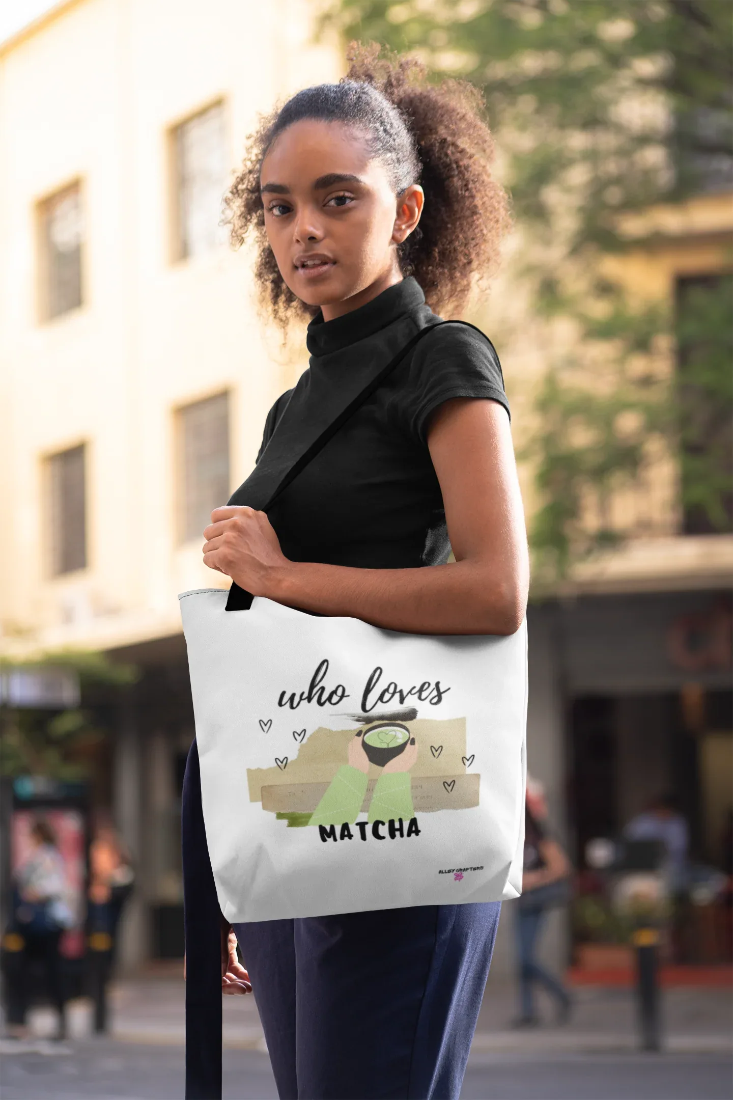 Who Loves Matcha - Tote Bag - Alley Crafters