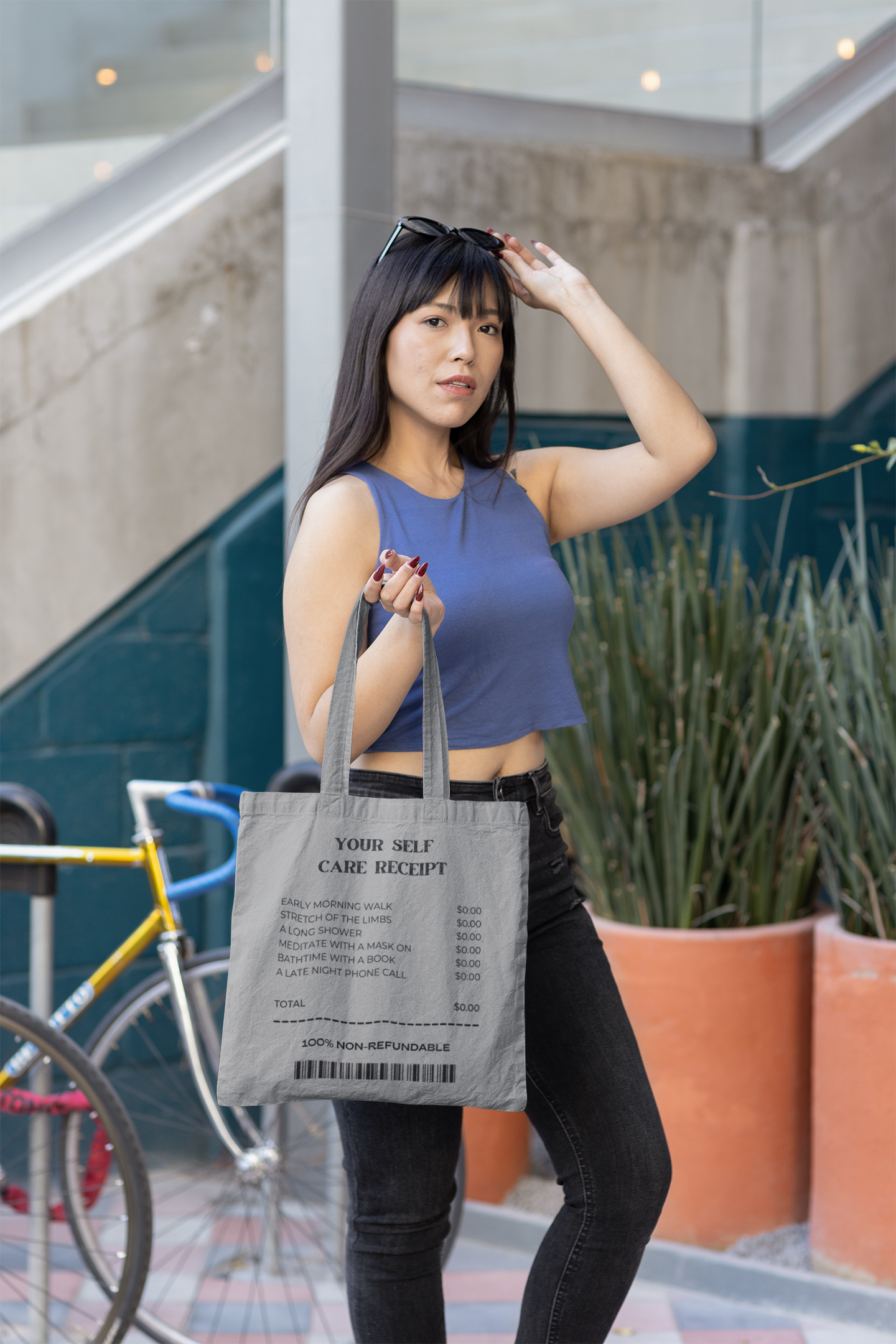 Your Self Care Receipt Tote Bag
