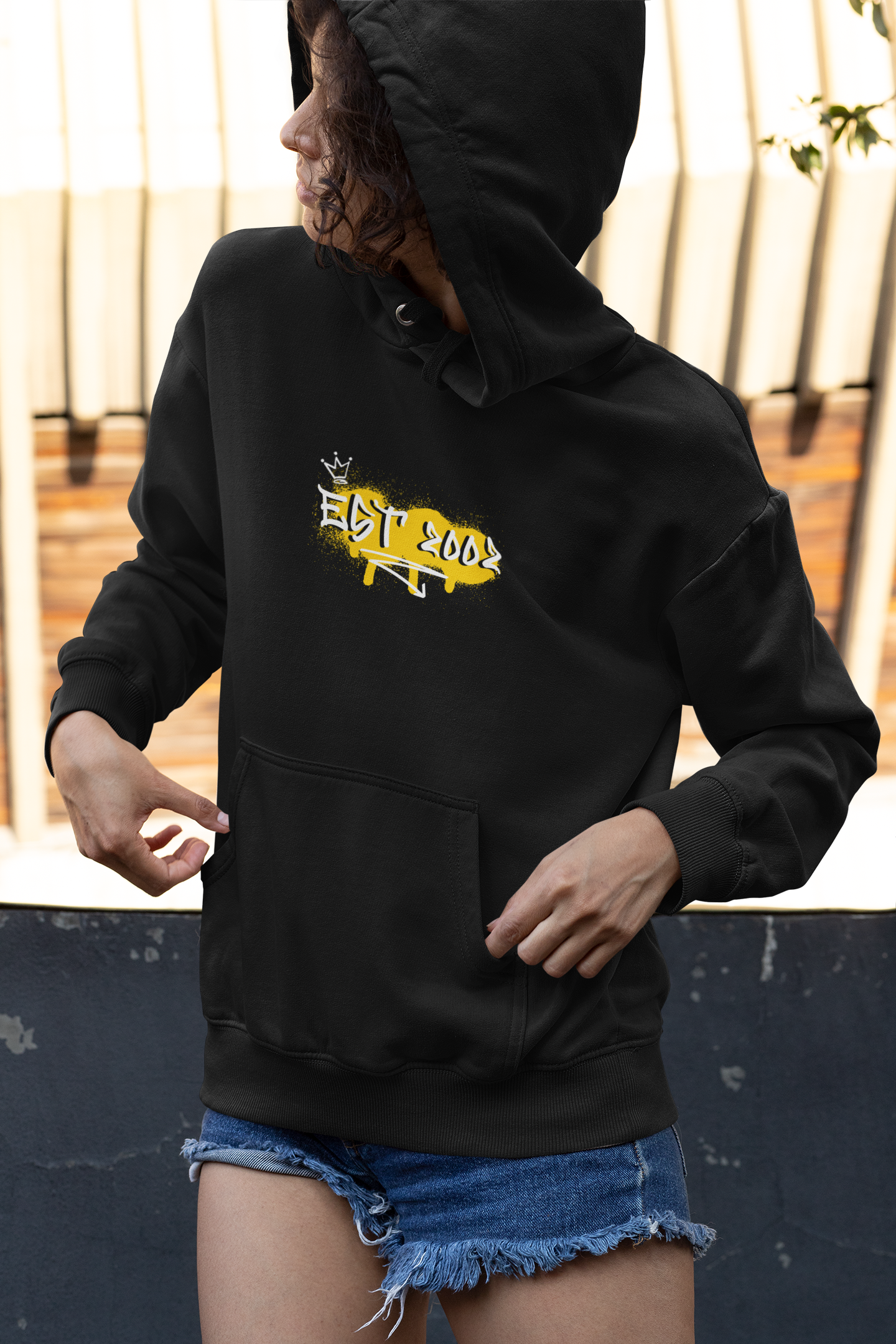 Customizable Unisex Hoodie with Personalised Text Design