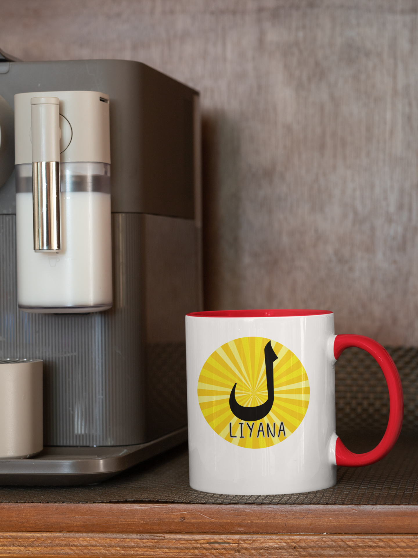 Personalised Arabic Letter Accent Coffee Mug (11 oz) - Gift Idea