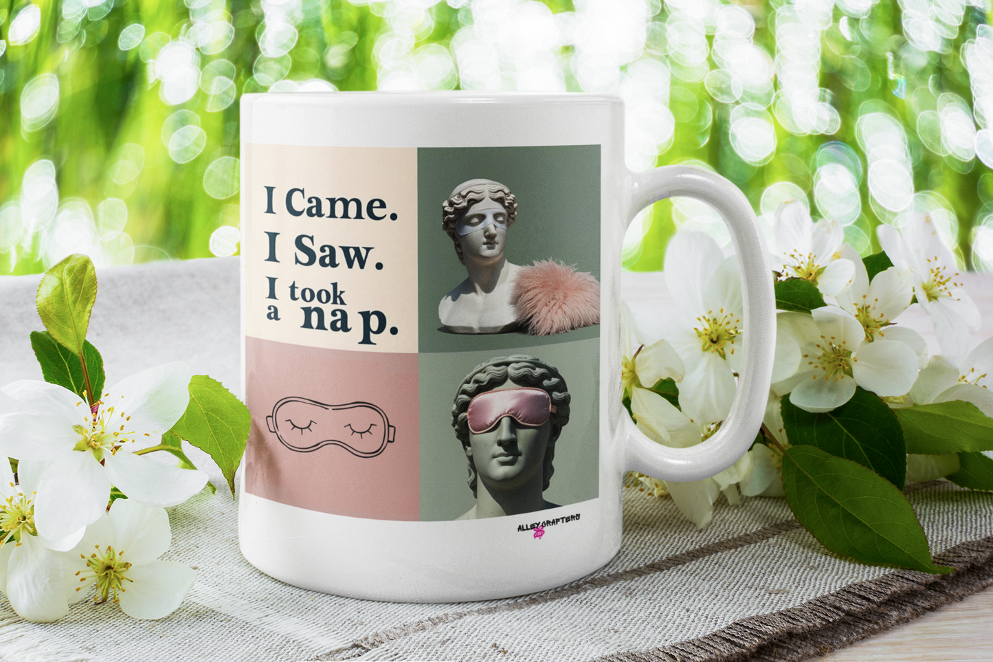 I Came, I Saw, I Took a Nap Mug