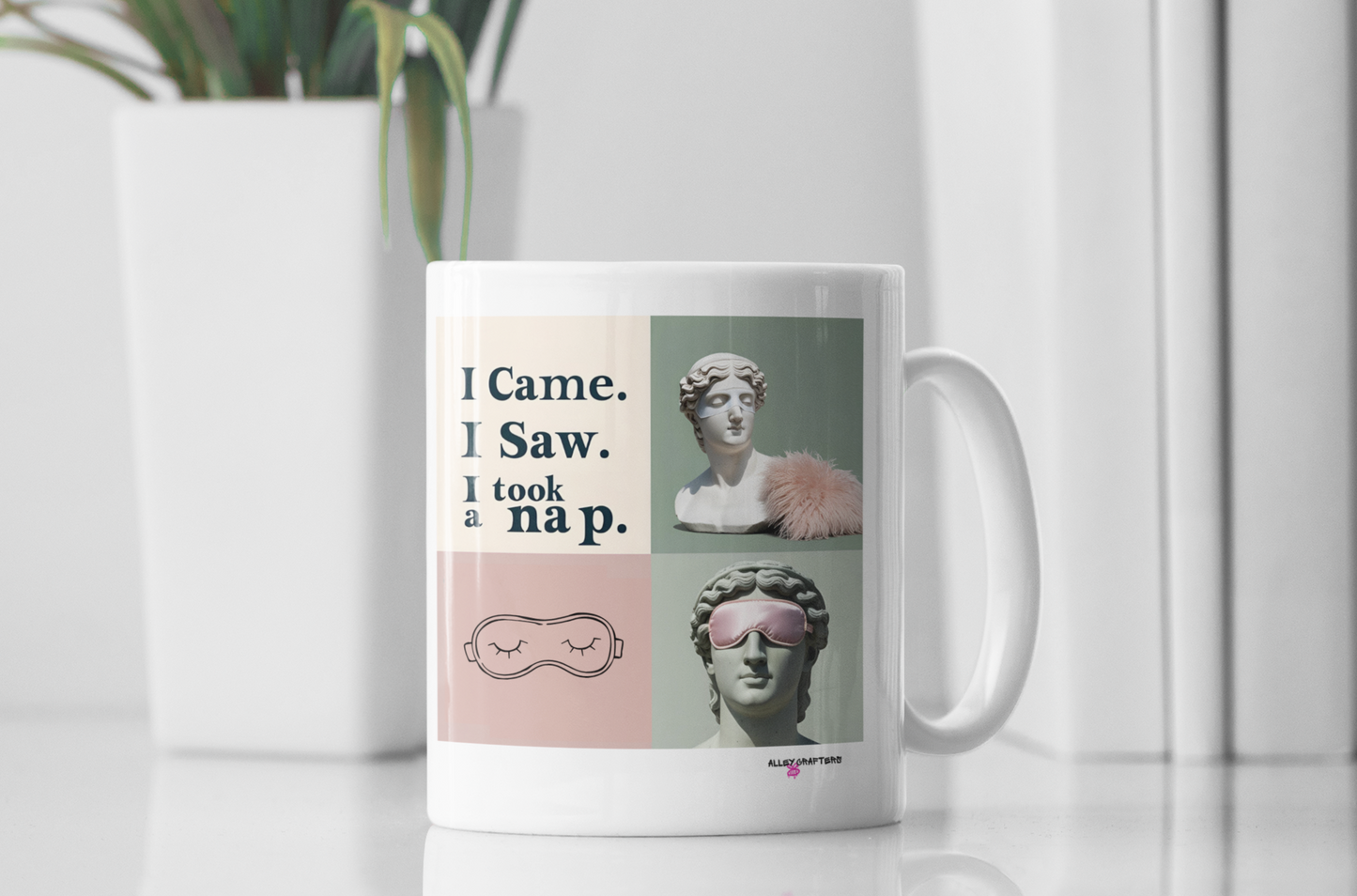 I Came, I Saw, I Took a Nap Mug
