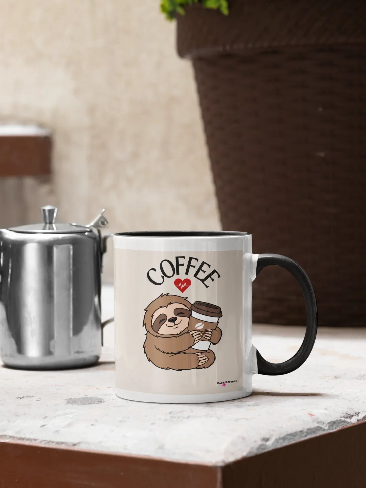 Sloth Coffee Hug Mug - Alley Crafters