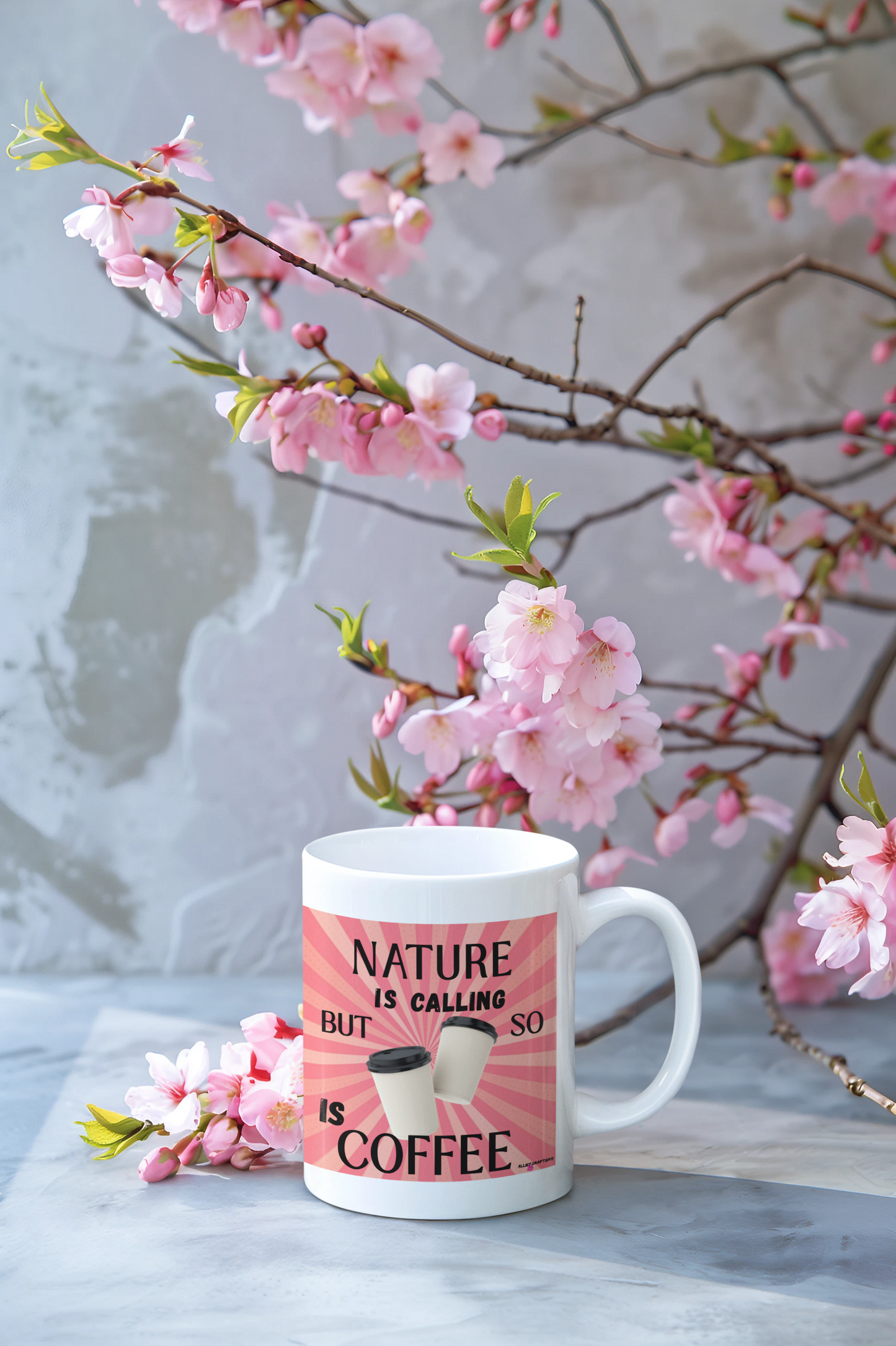 Nature Is Calling, But So Is Coffee Mug