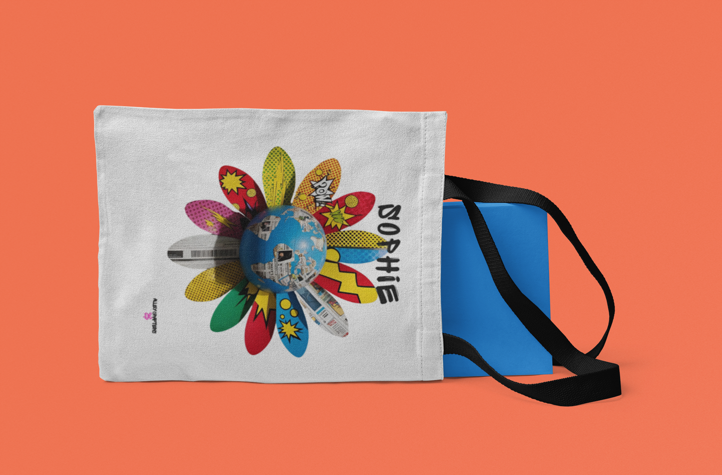 Bloom Different: Personalised Eco-Pop Flower Tote