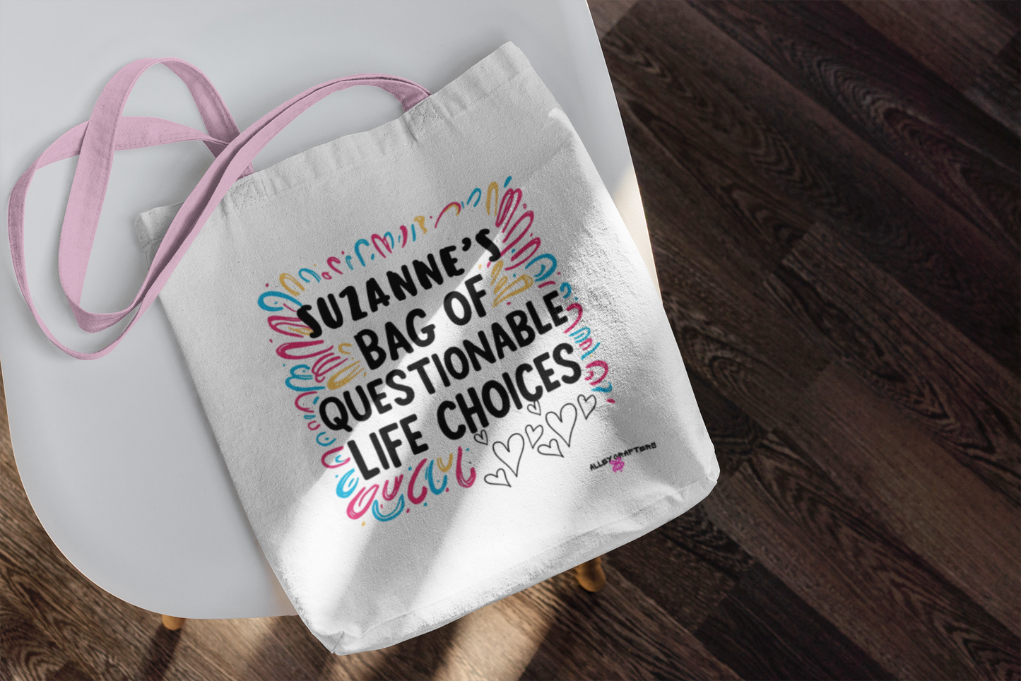 (Name) Bag of Questionable Life Choices' - Tote