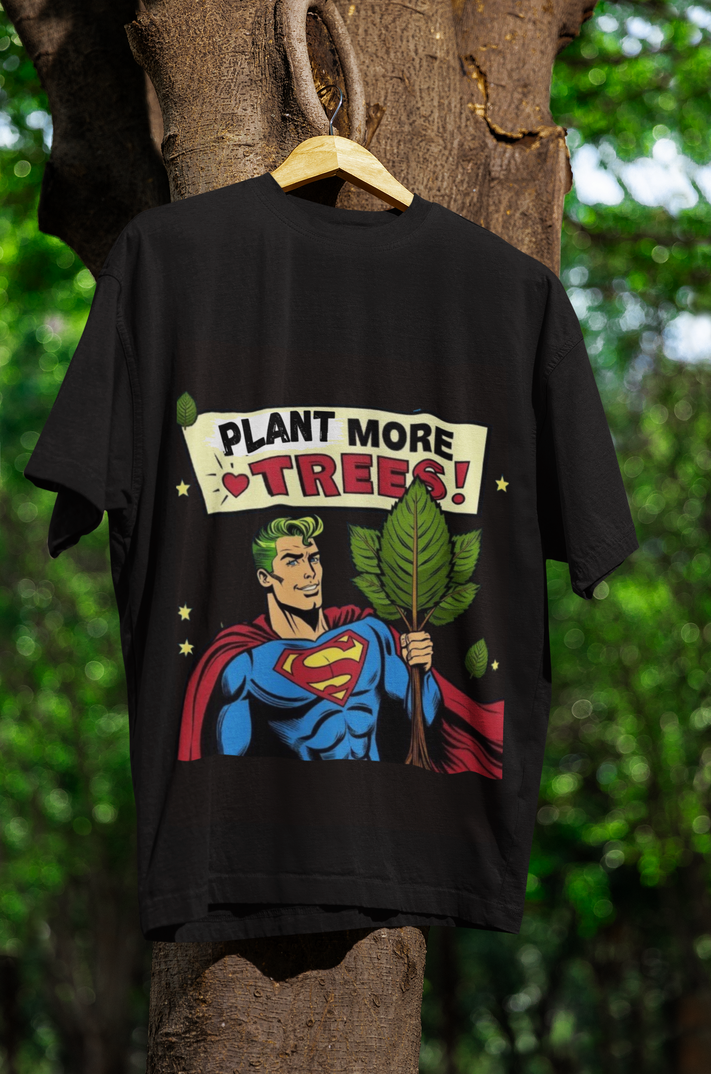 Superman Plant More Trees T-Shirt