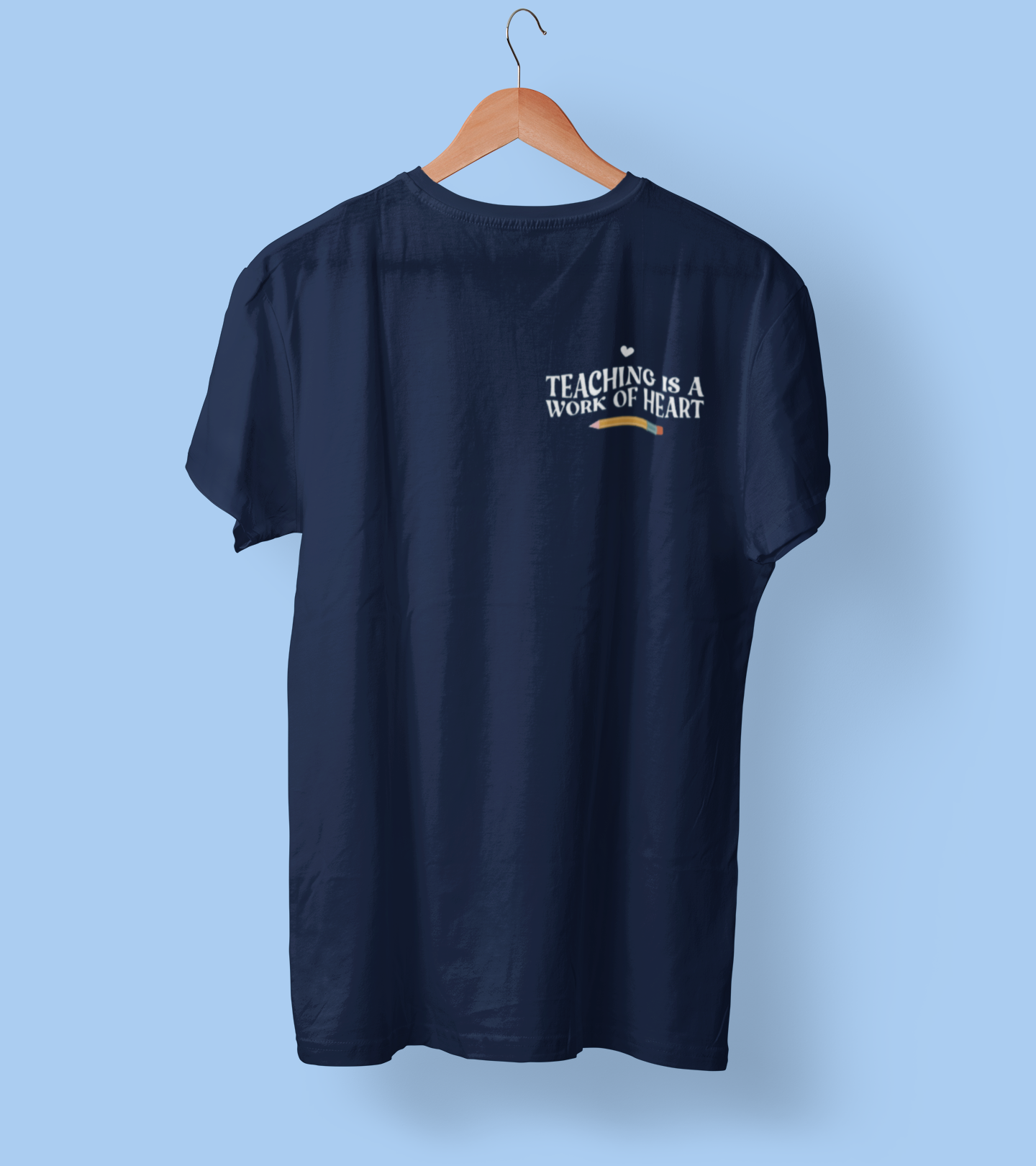Teaching Is A Work of Heart Unisex T-Shirt - Perfect Gift for Educators