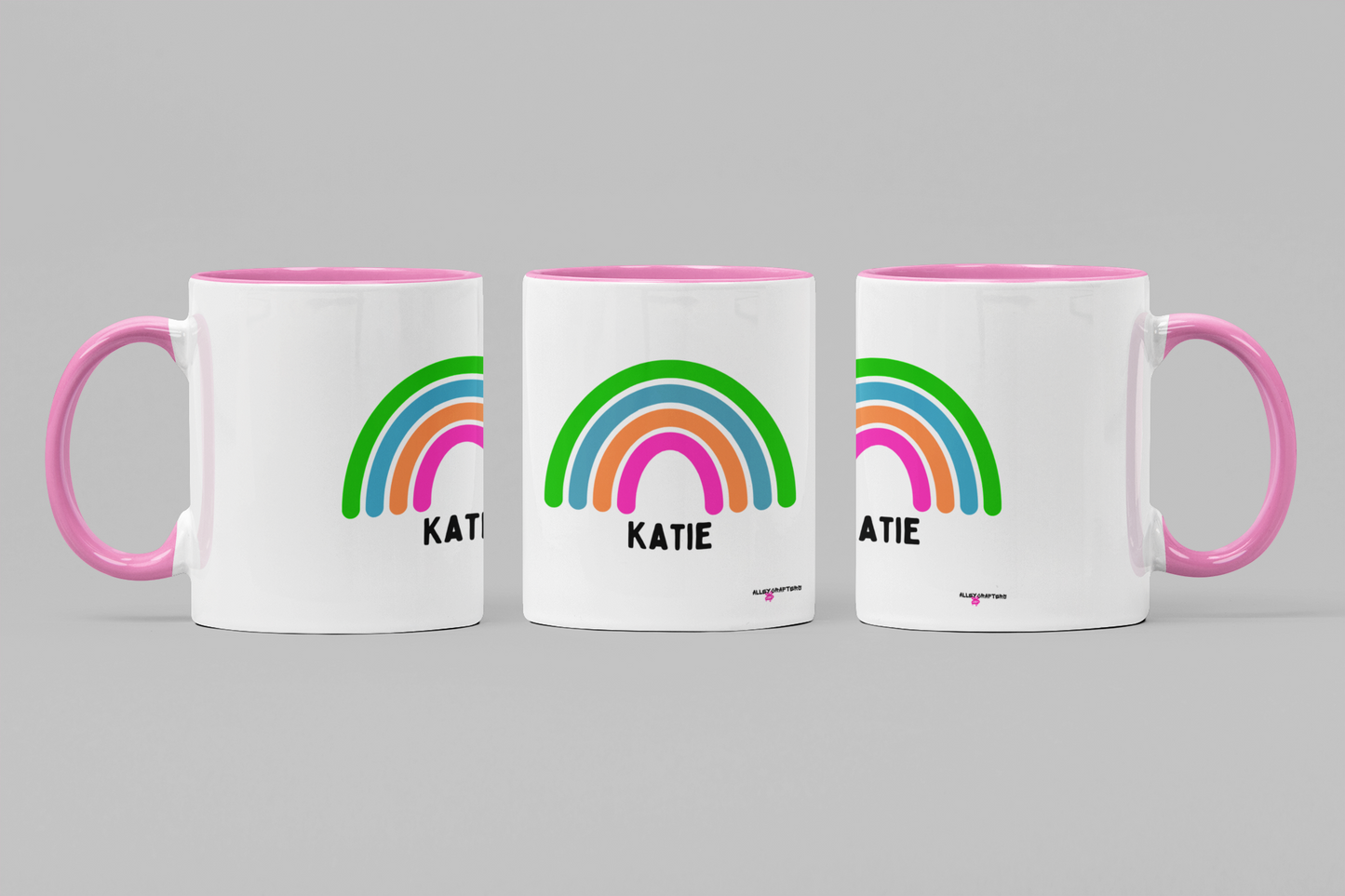 Personalised Rainbow Mug