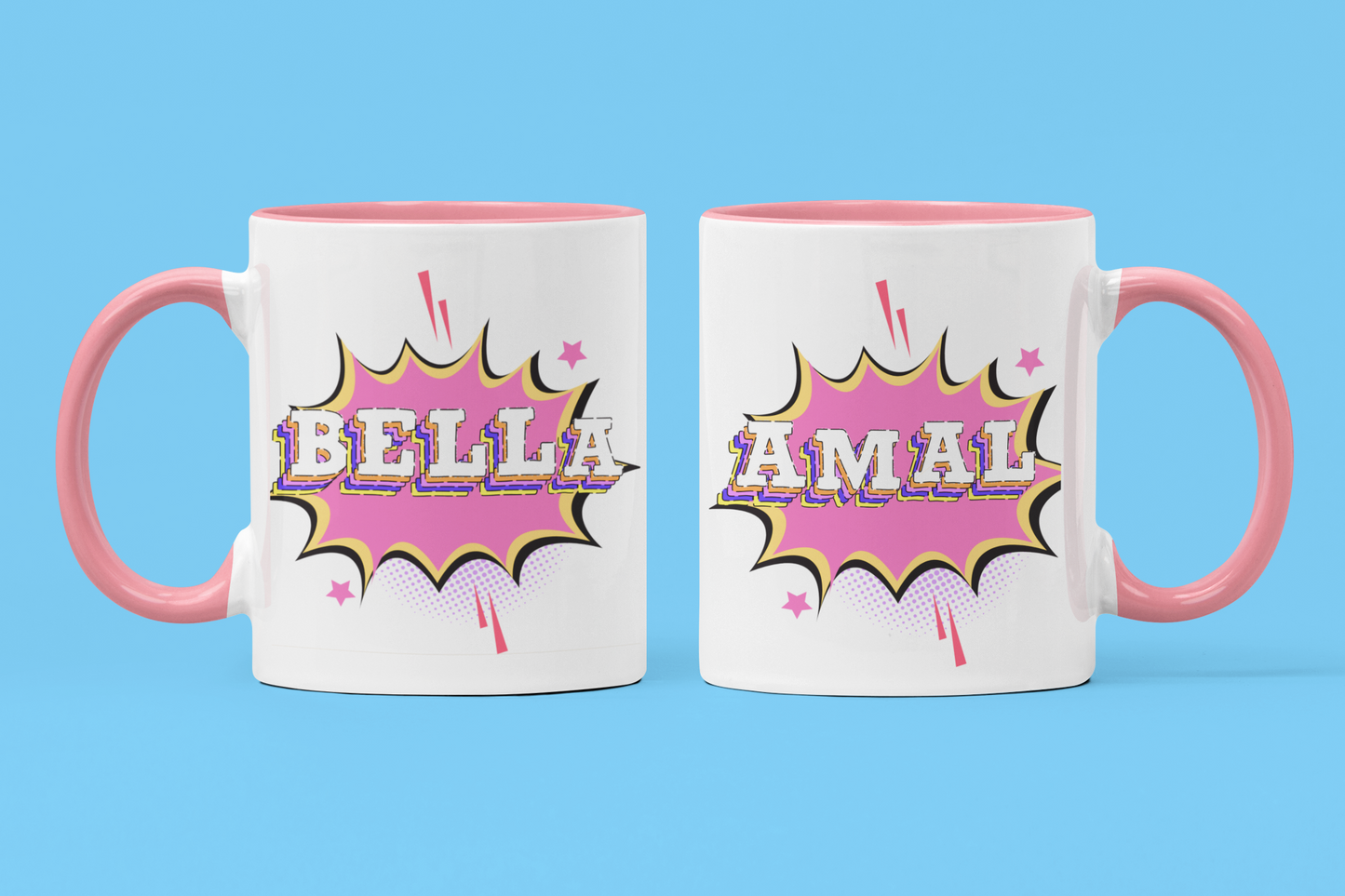 Personalised Pop Art Coffee Mug