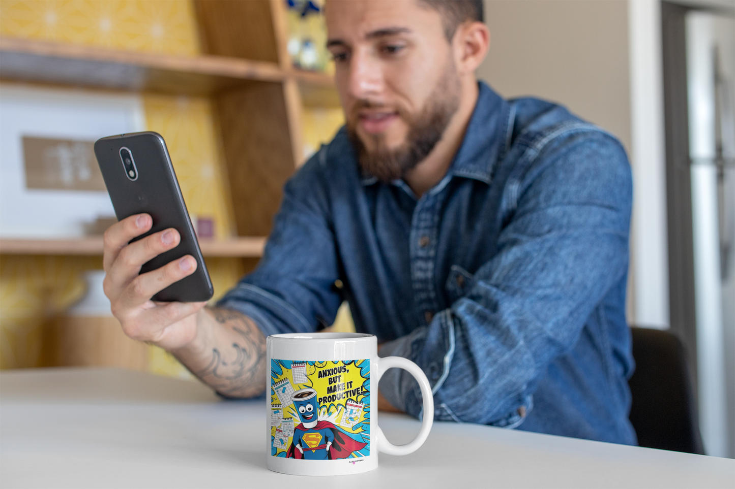 Productive Superhero Mug