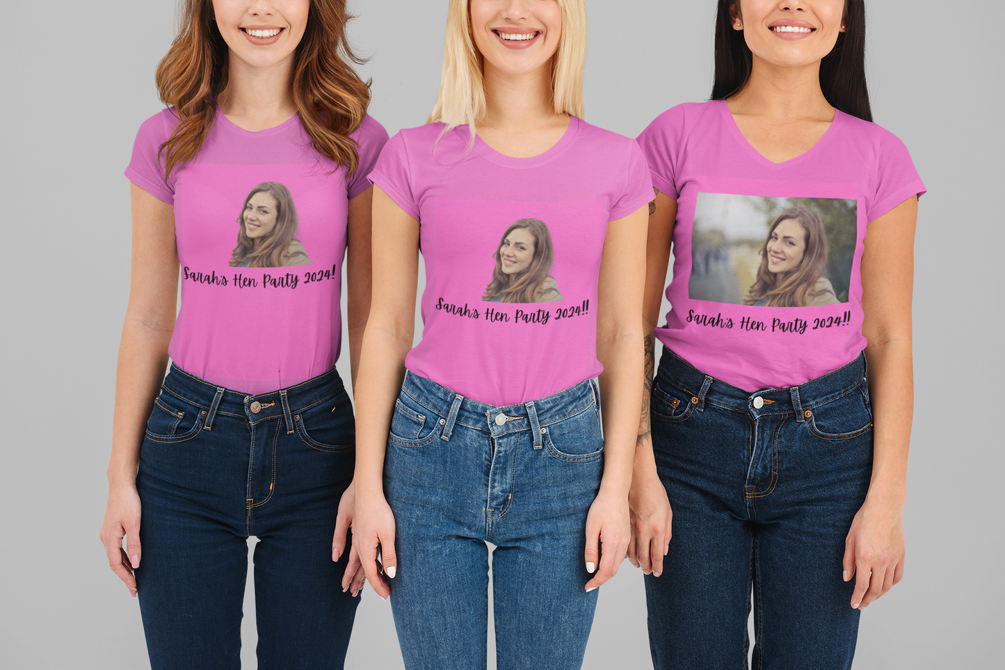 Custom Image and Text Unisex T-Shirt