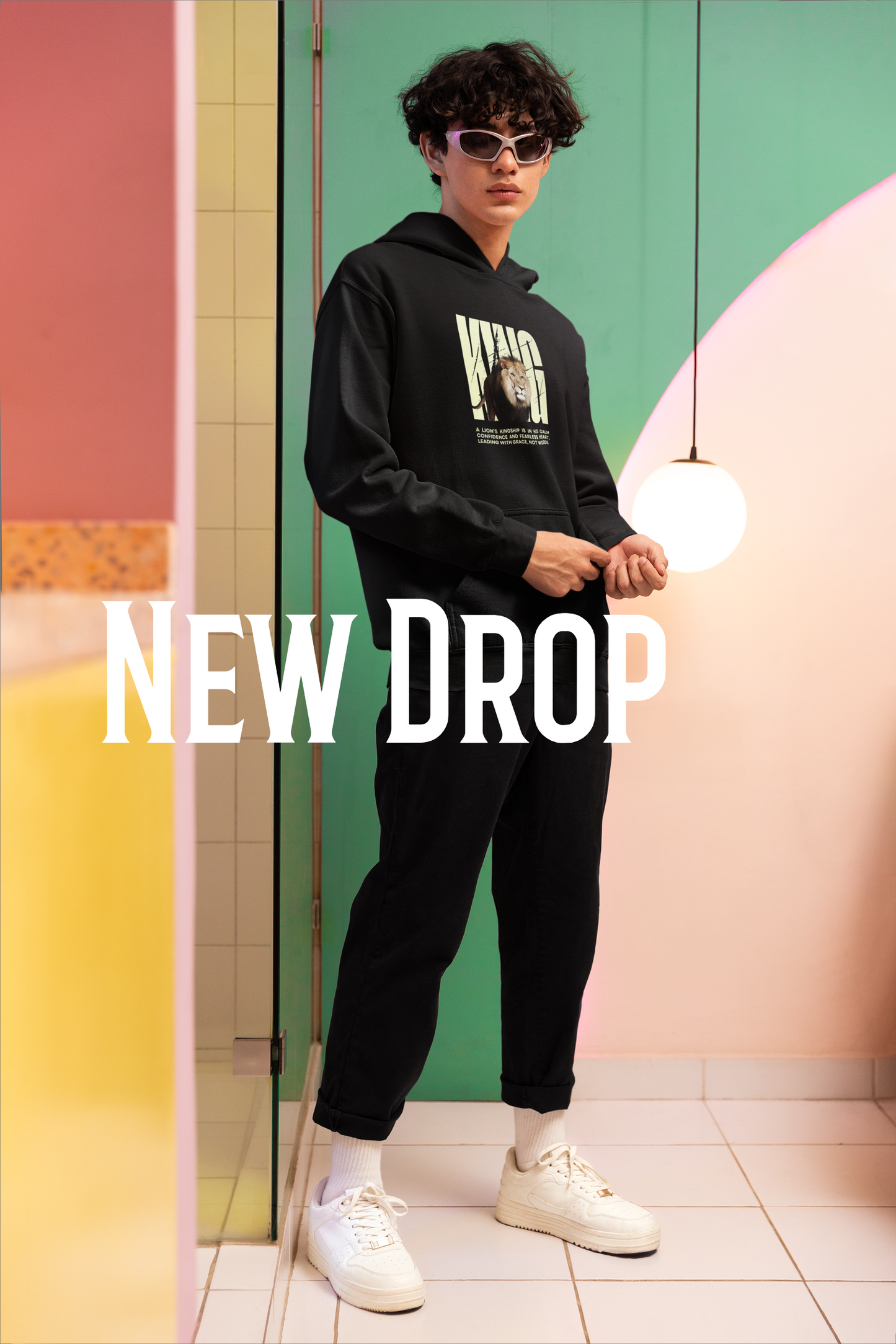 Lion Hoodie Sweatshirt - Unisex