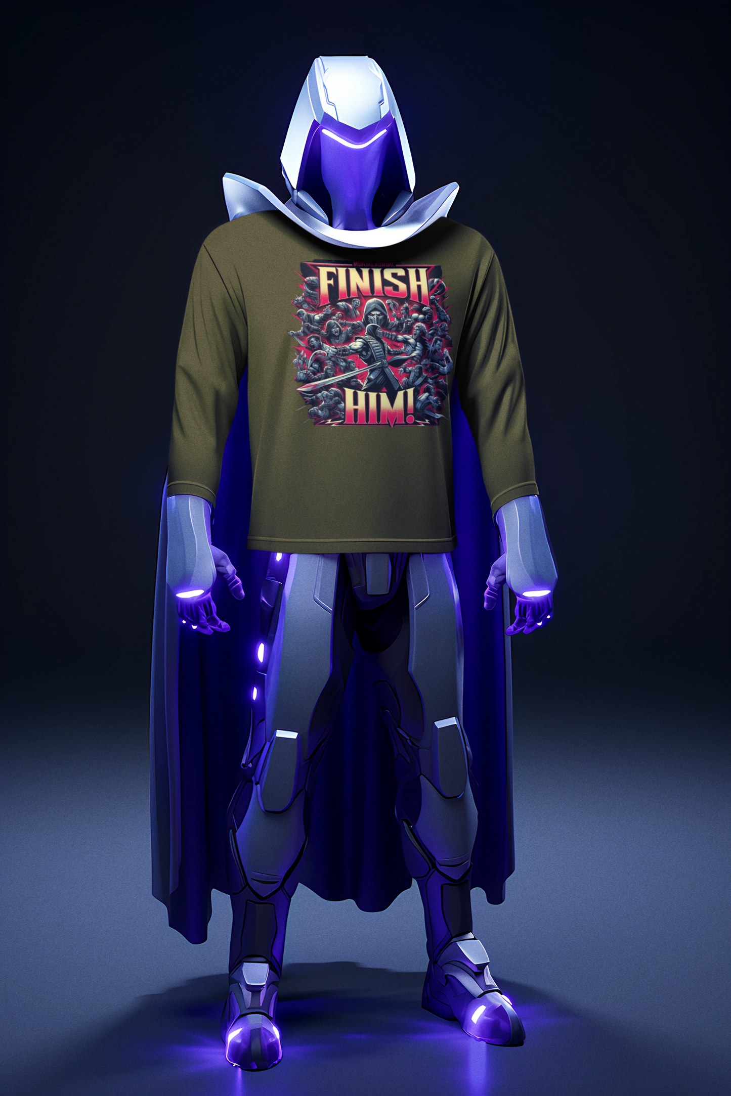 Long Sleeve Tee - Mortal Kombat - Finish Him