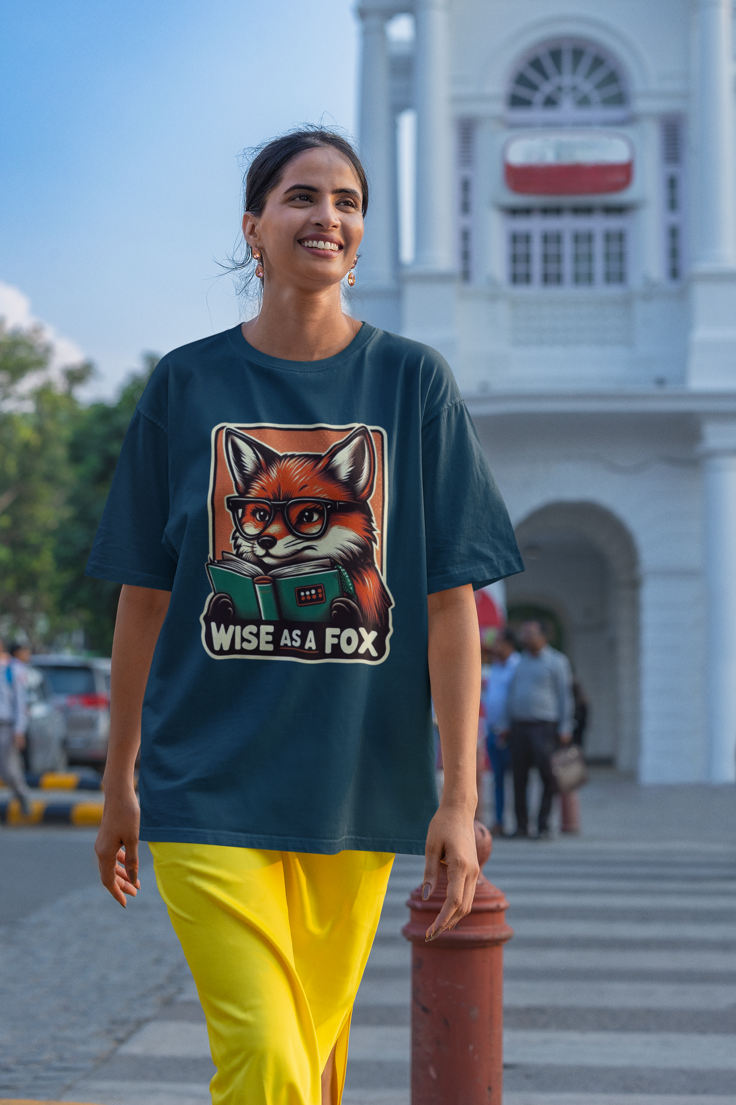 Fox Graphic Tee - Wise as a Fox Unisex Softstyle T-Shirt