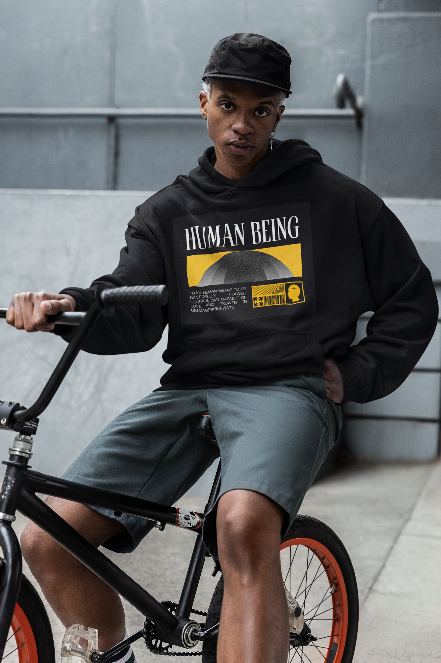 Human Being Hooded Sweatshirt