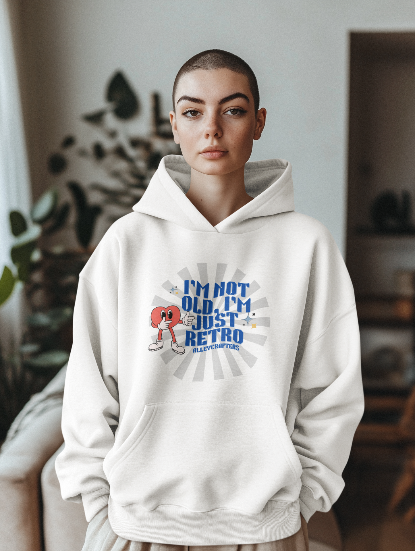Retro Hoodie - I'm not old, I'm just retro