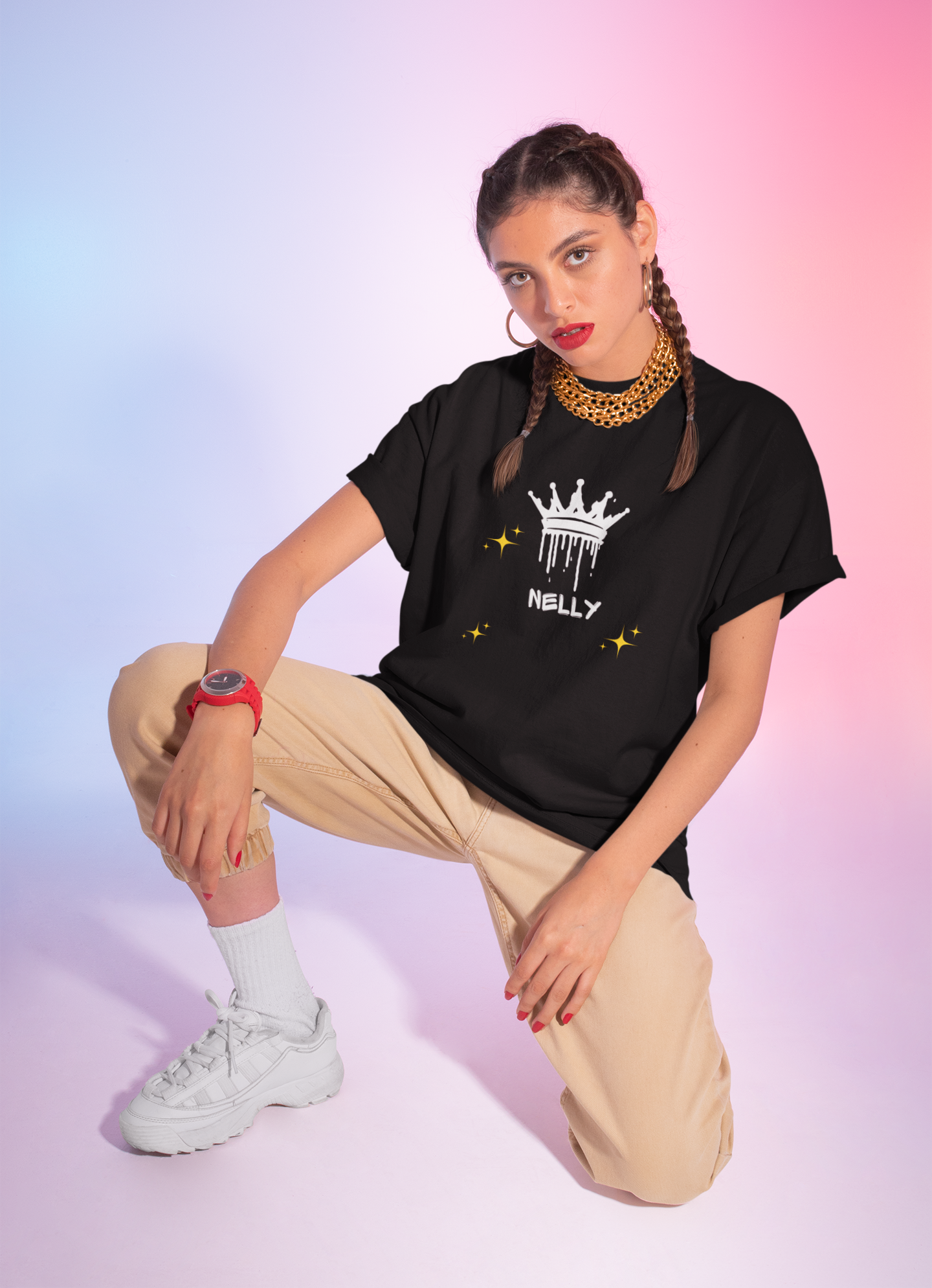 Personalised Name Crown T-Shirt