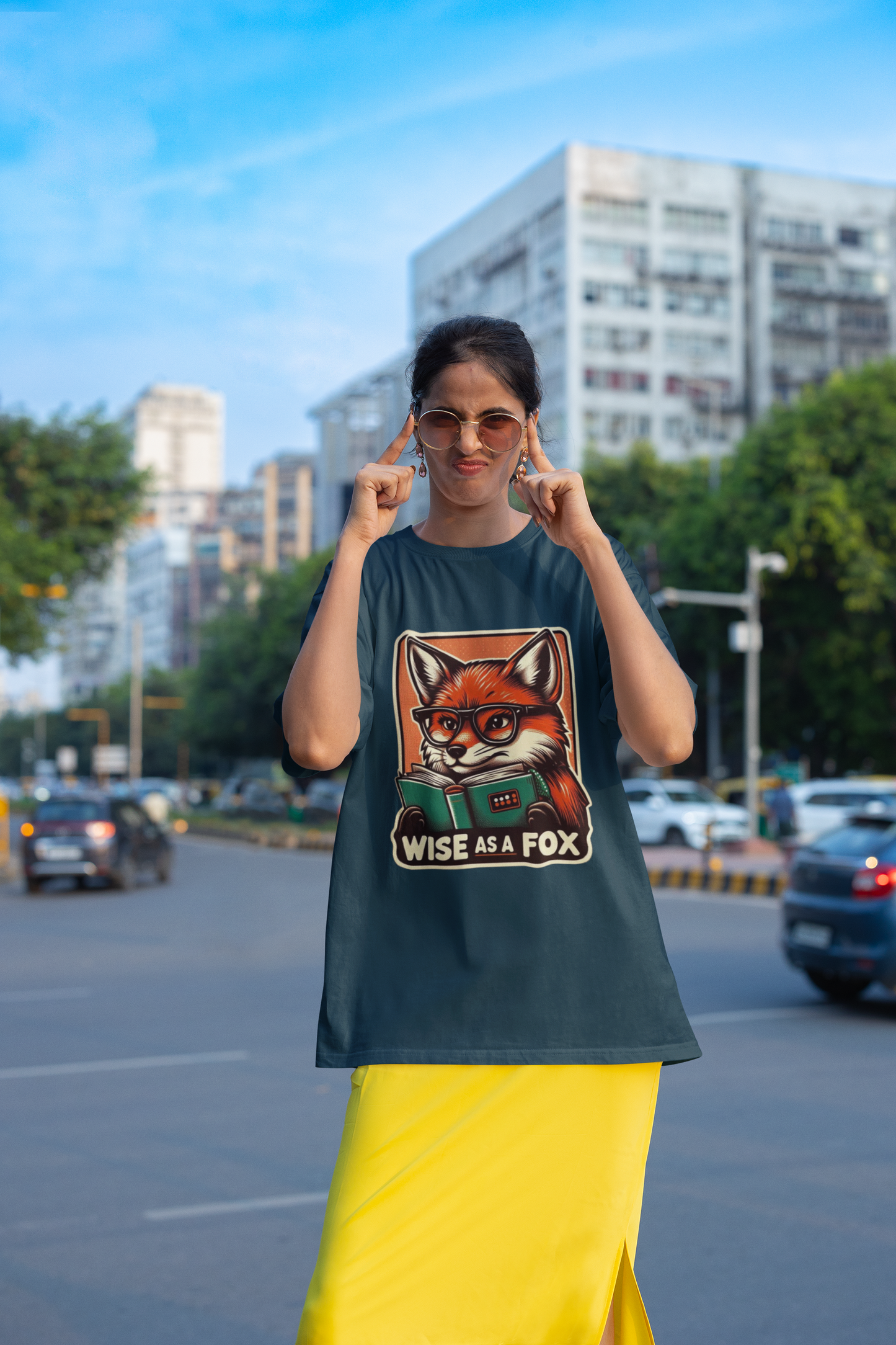 Fox Graphic Tee - Wise as a Fox Unisex Softstyle T-Shirt
