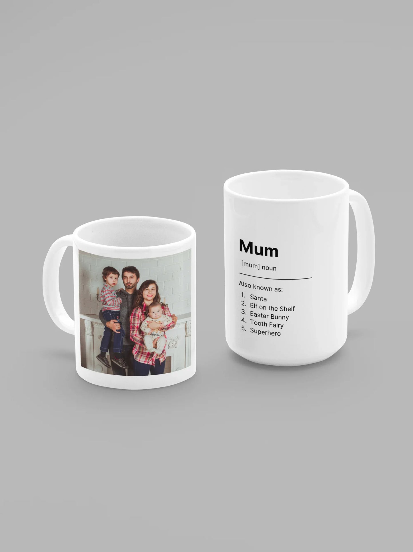 Mug with Custom Image - Mum Coffee Cup 11oz or 15oz - Alley Crafters
