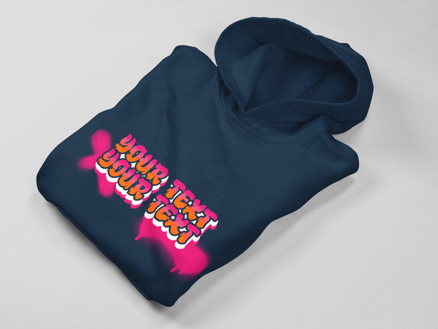 Personalised Text Hoodie - Unisex Sweatshirt