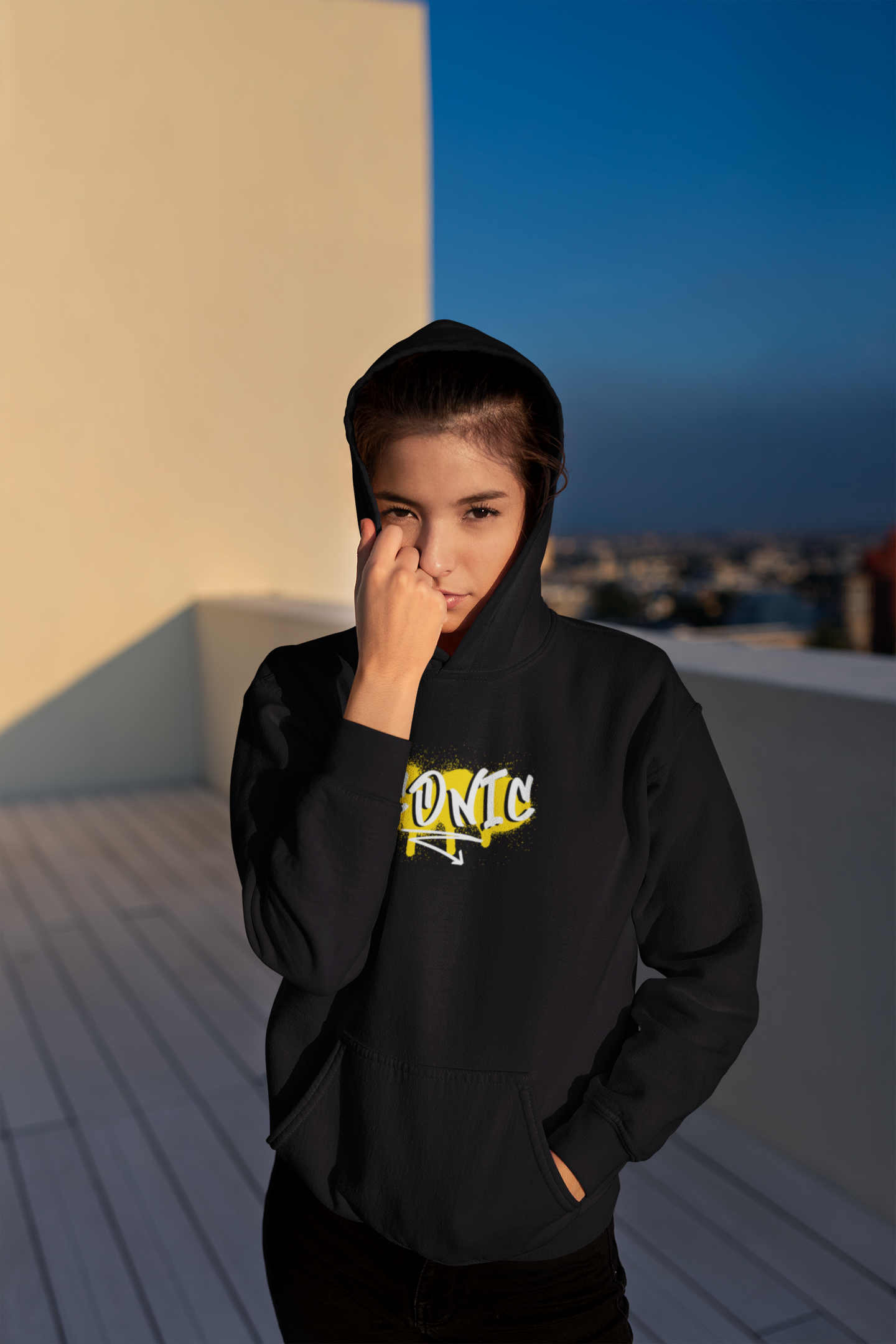 Customizable Unisex Hoodie with Personalised Text Design