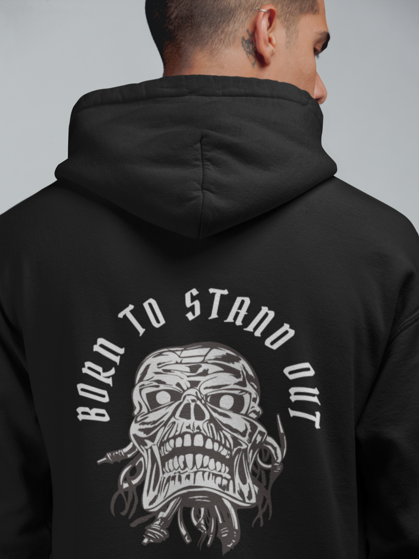 Hoodie Sweatshirt - 'Born to Stand Out'